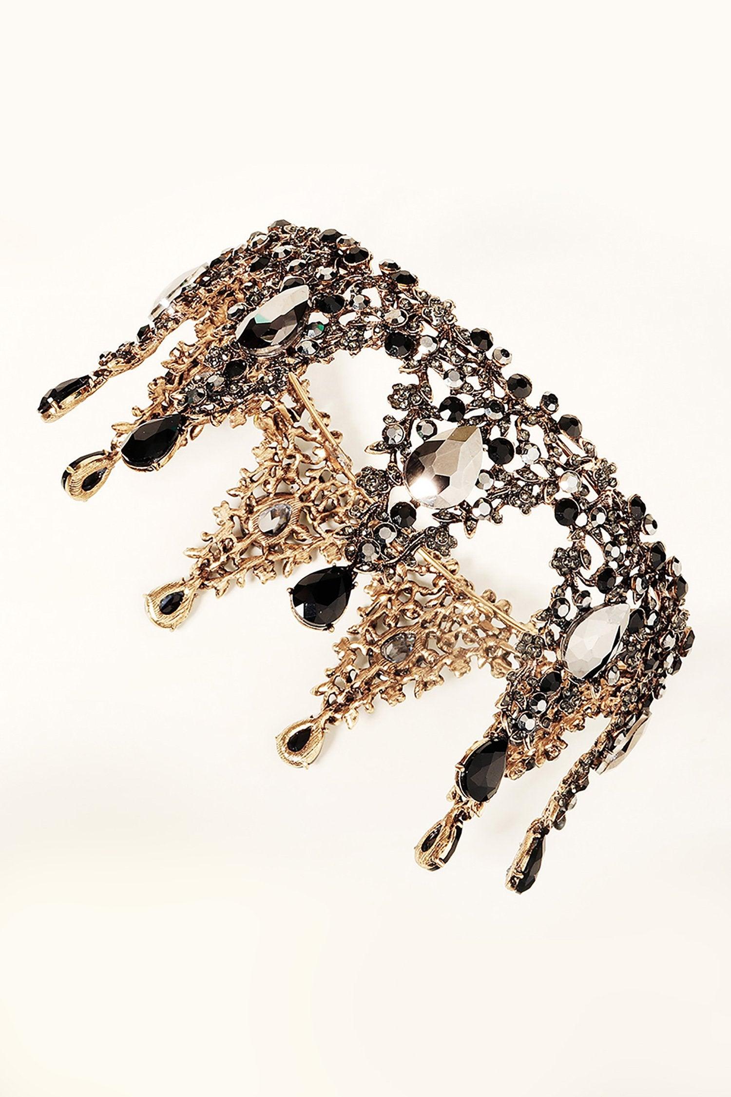 Alloy Tiaras with Rhinestone CH0398 - COCOMELODY