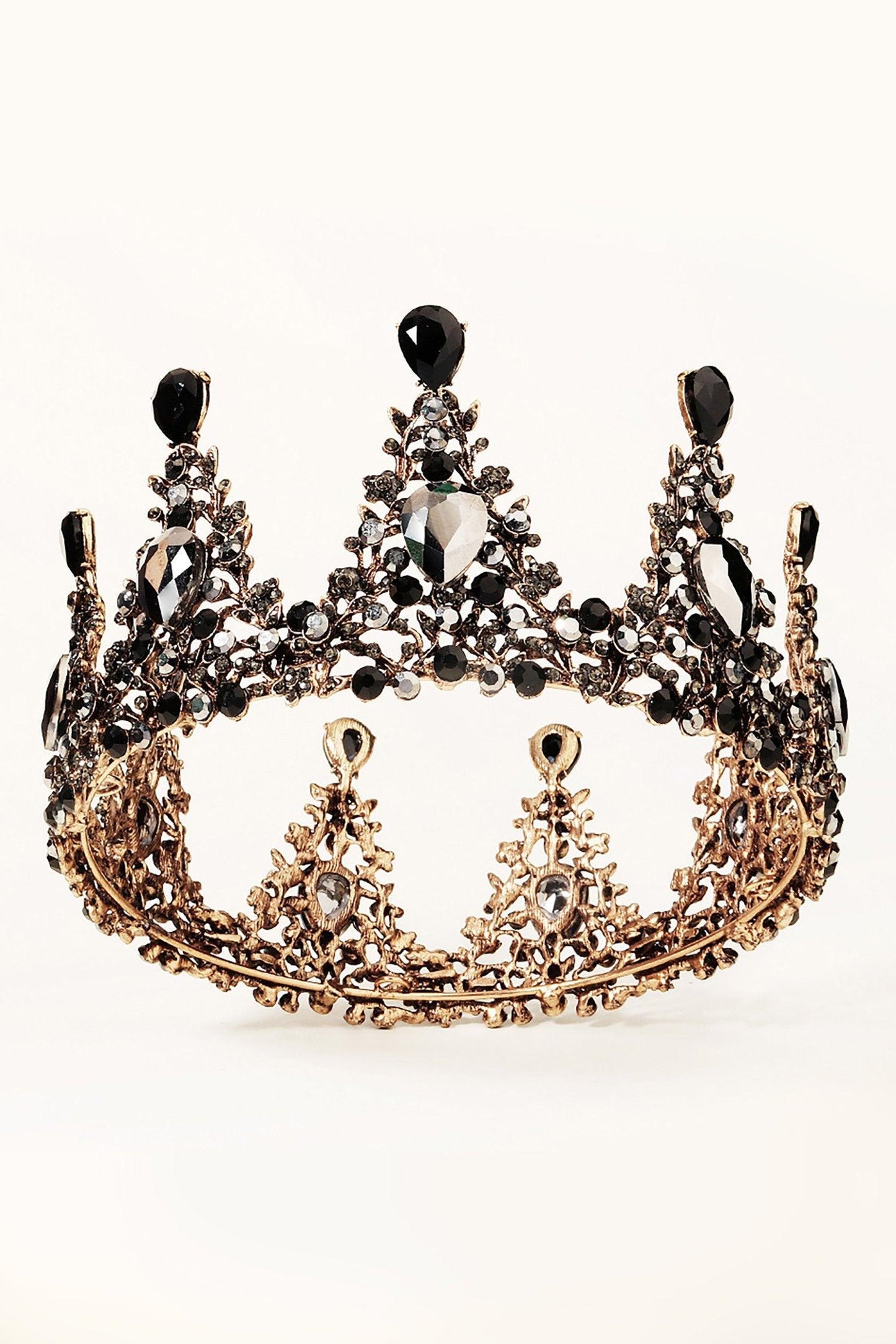 Alloy Tiaras with Rhinestone CH0398 - COCOMELODY