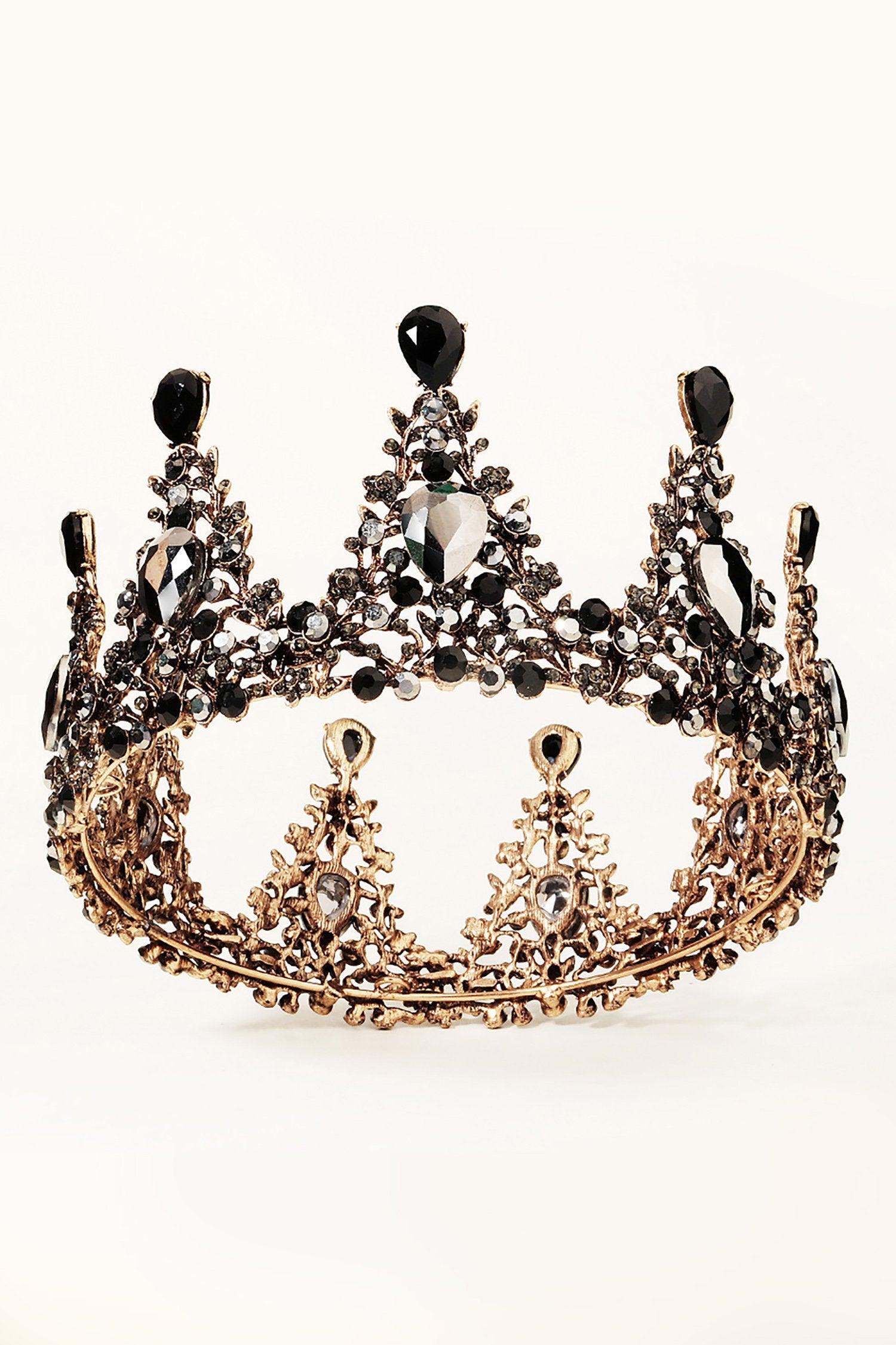 Alloy Tiaras with Rhinestone CH0398 - COCOMELODY
