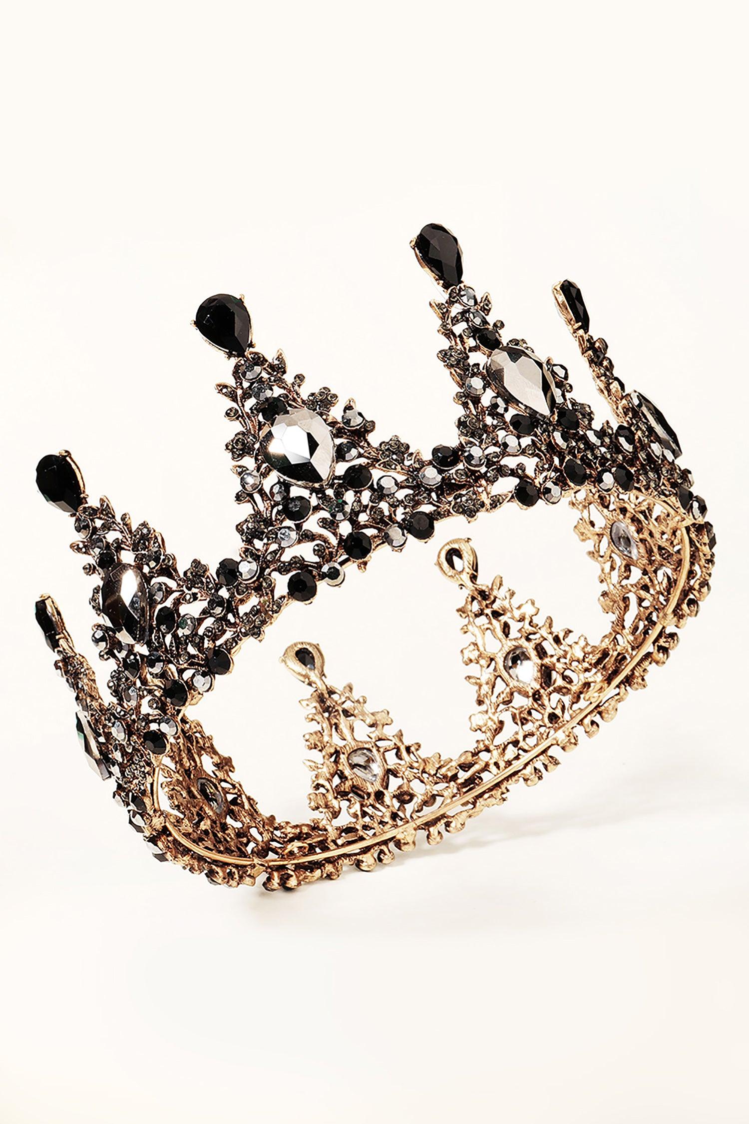 Alloy Tiaras with Rhinestone CH0398 - COCOMELODY