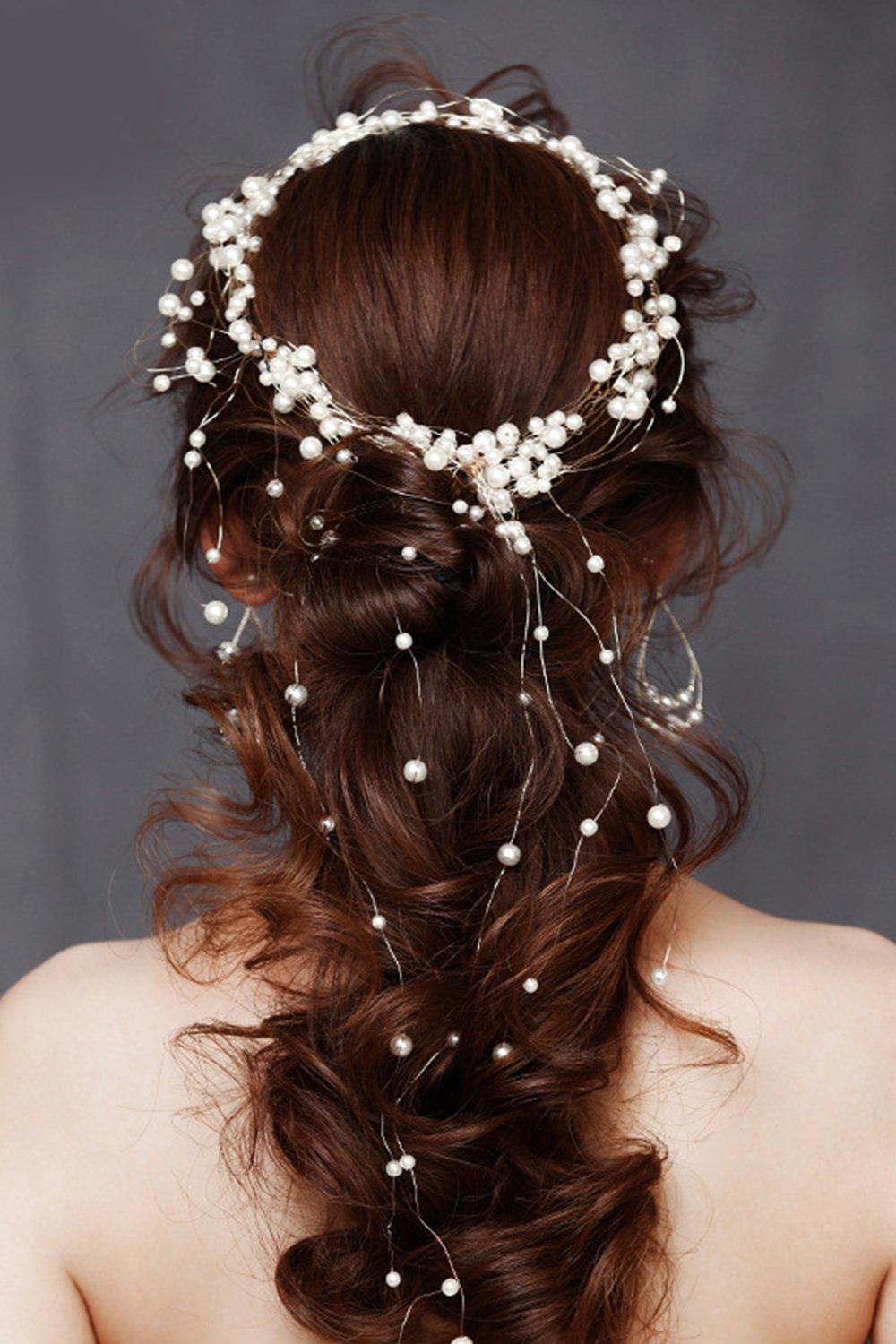Imitation Pearl Headbands with CH0405 - COCOMELODY