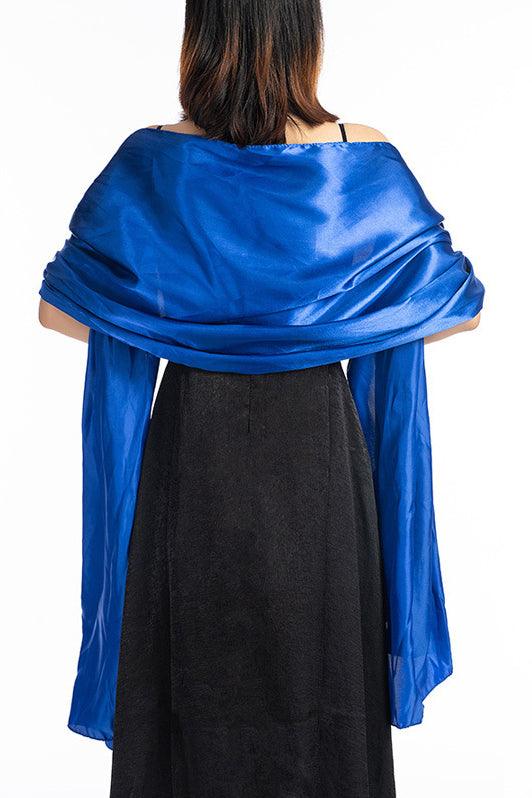 Elastic Satin Shawl with CJ0106