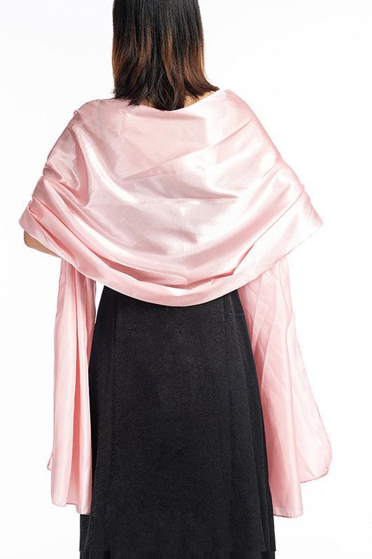 Elastic Satin Shawl with CJ0106