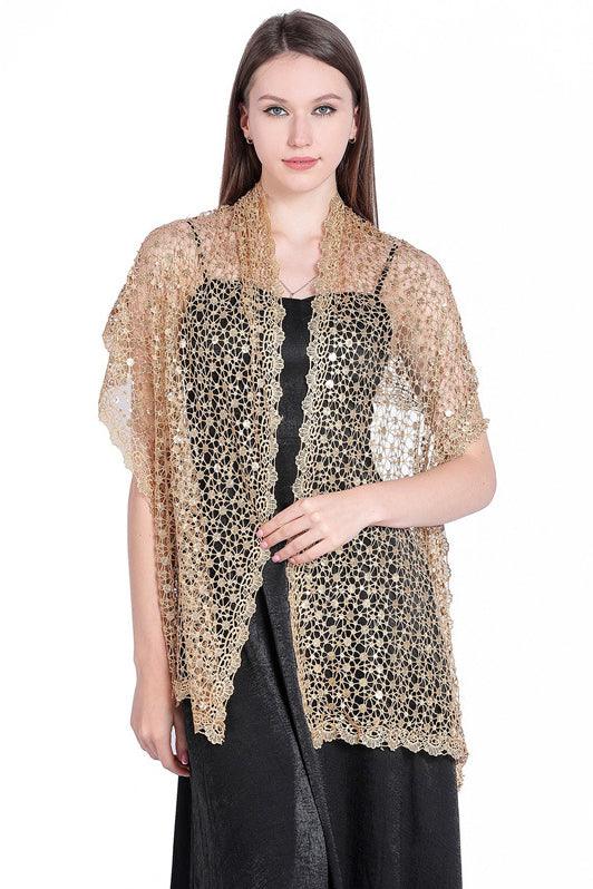 Lace Shawl with CJ0109 - COCOMELODY
