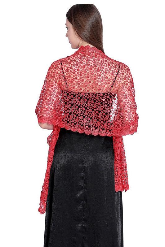 Lace Shawl with CJ0109 - COCOMELODY