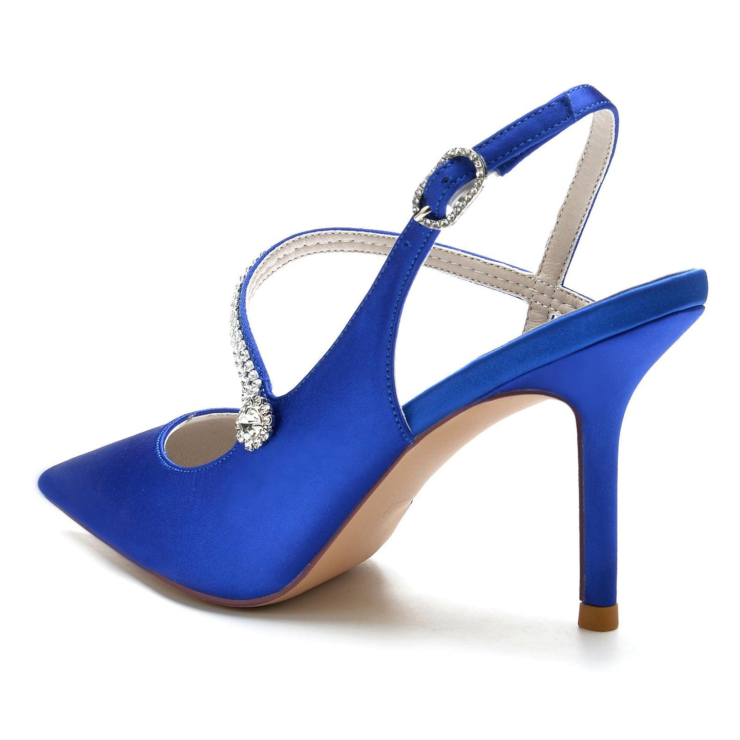 Stiletto Heel 8.5cm Silk-Like Shoes CK0138 - COCOMELODY