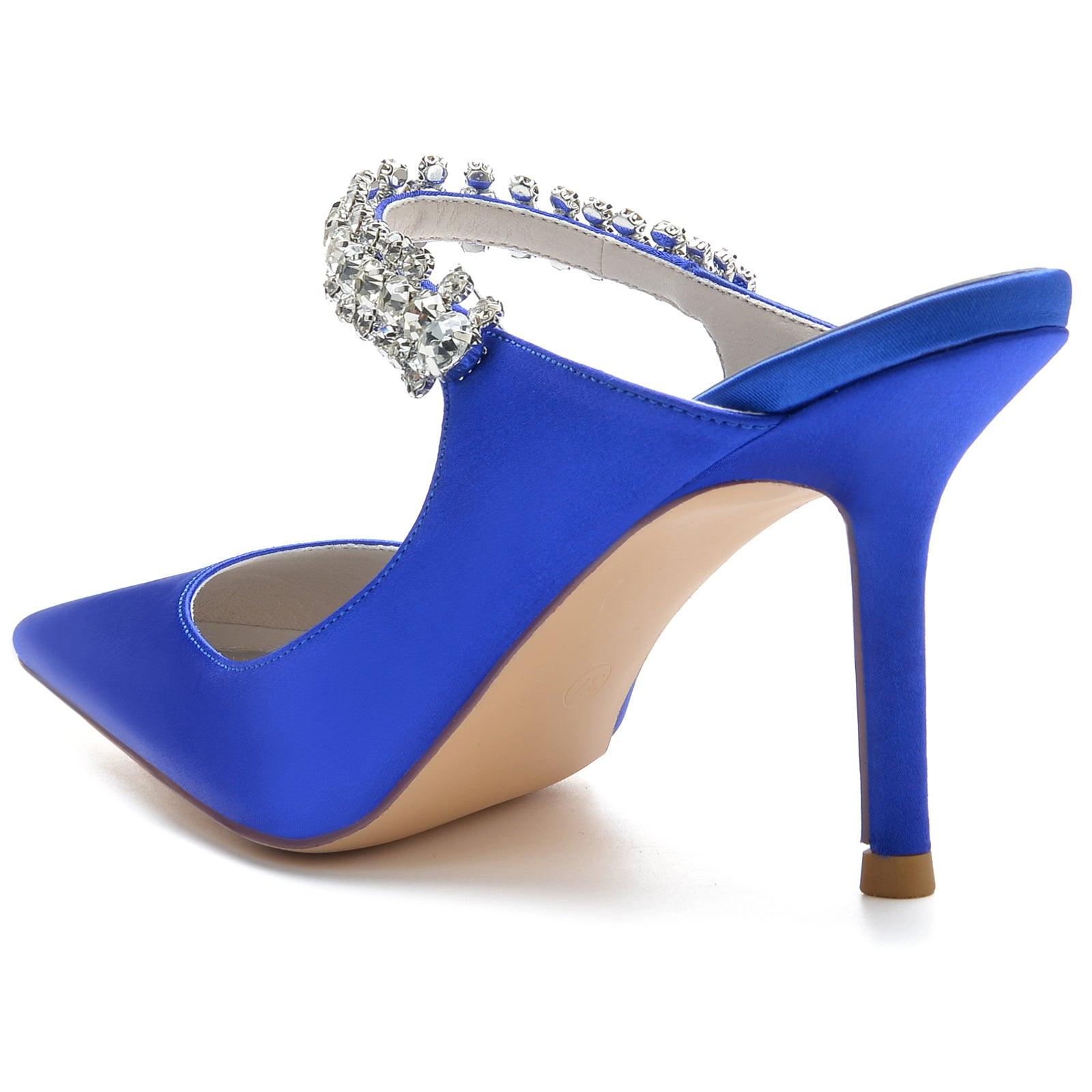Stiletto Heel 8.5cm Silk-Like Lace Shoes CK0142 - COCOMELODY