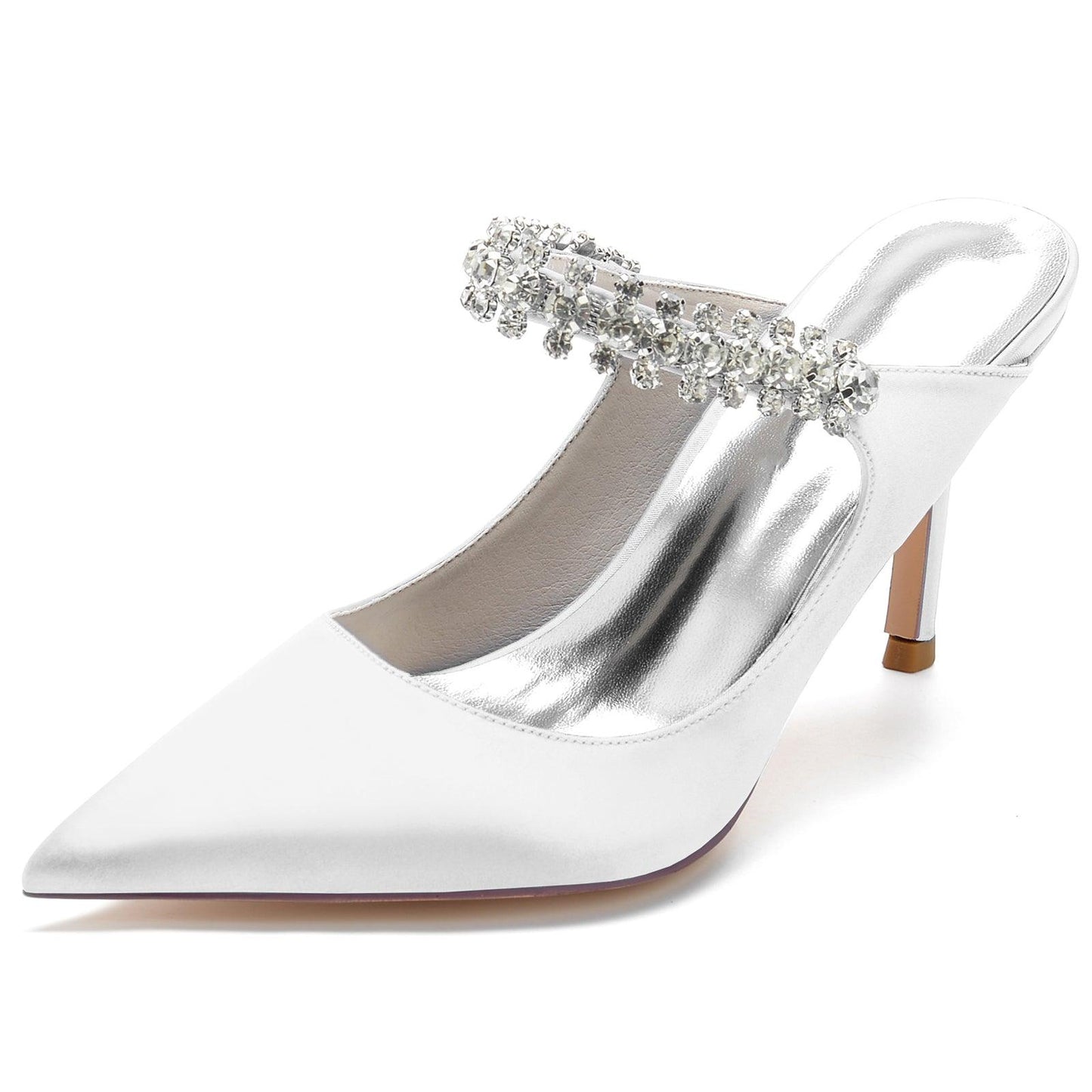 Stiletto Heel 8.5cm Silk-Like Lace Shoes CK0142 - COCOMELODY
