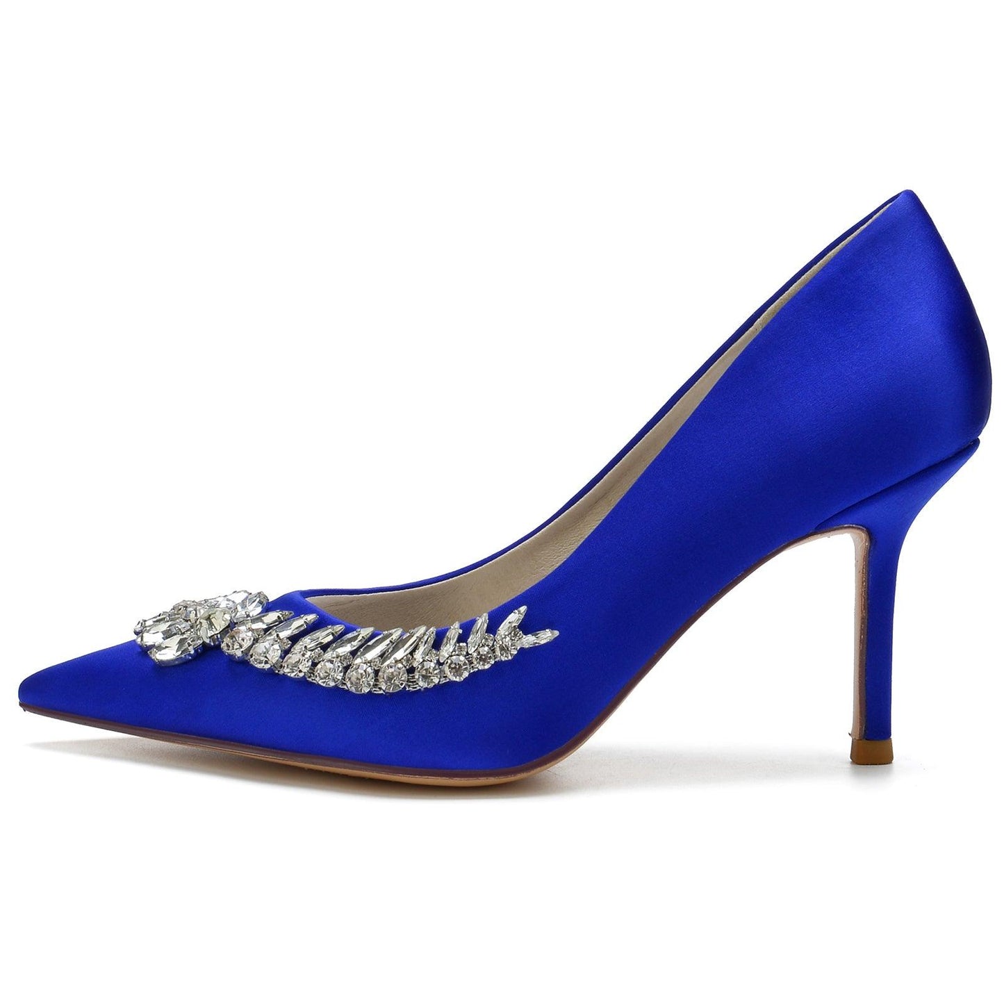 Stiletto Heel 8.5cm Silk-Like Shoes CK0149
