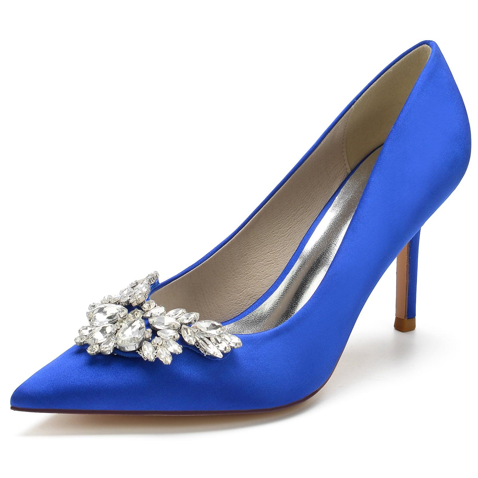 Stiletto Heel 8.5cm Silk-Like Shoes CK0150 - COCOMELODY