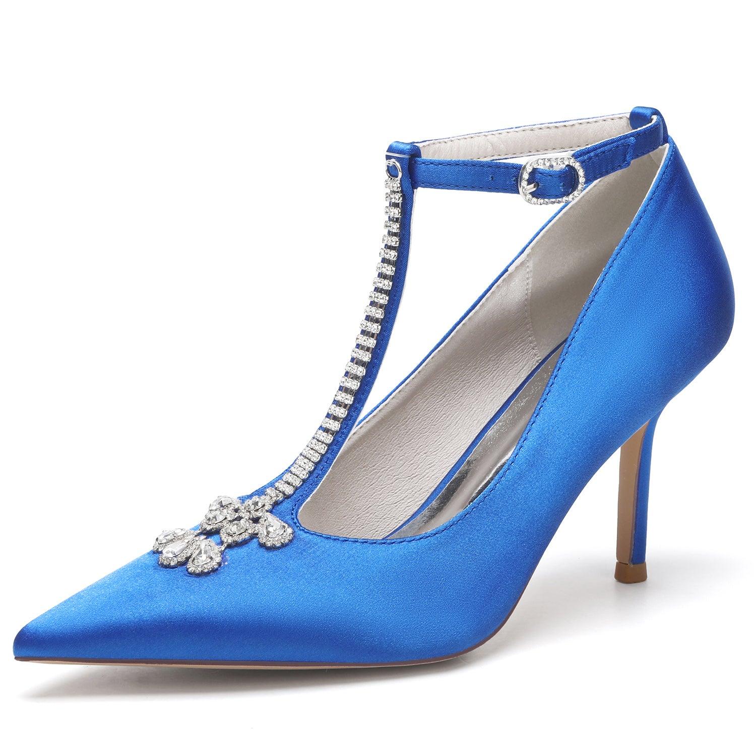 Stiletto Heel 8.5cm Silk-Like Shoes CK0155 - COCOMELODY