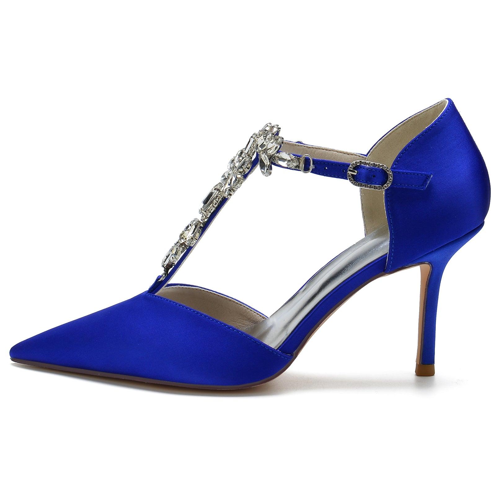 Stiletto Heel 8.5cm Silk-Like Shoes CK0156 - COCOMELODY
