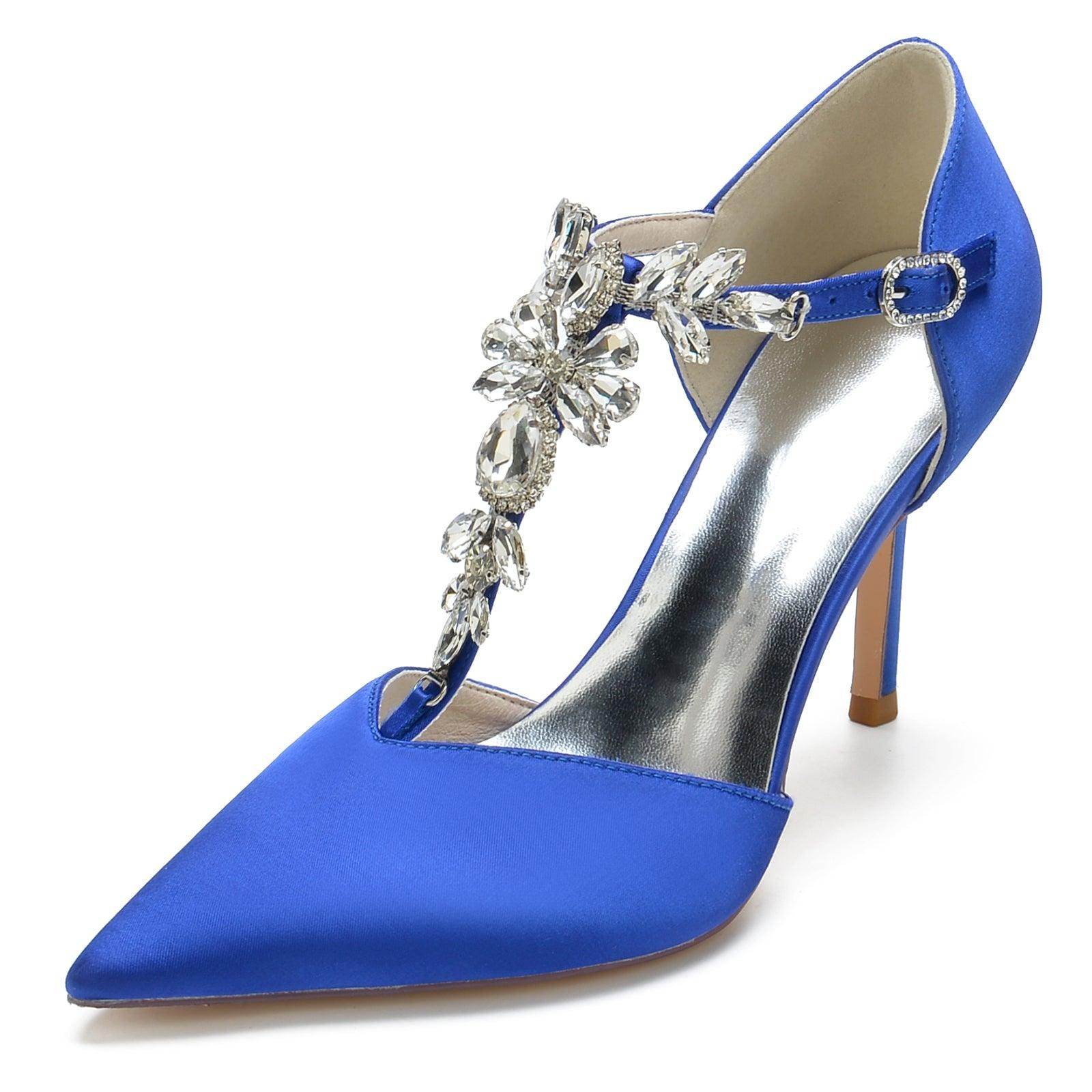 Stiletto Heel 8.5cm Silk-Like Shoes CK0156 - COCOMELODY
