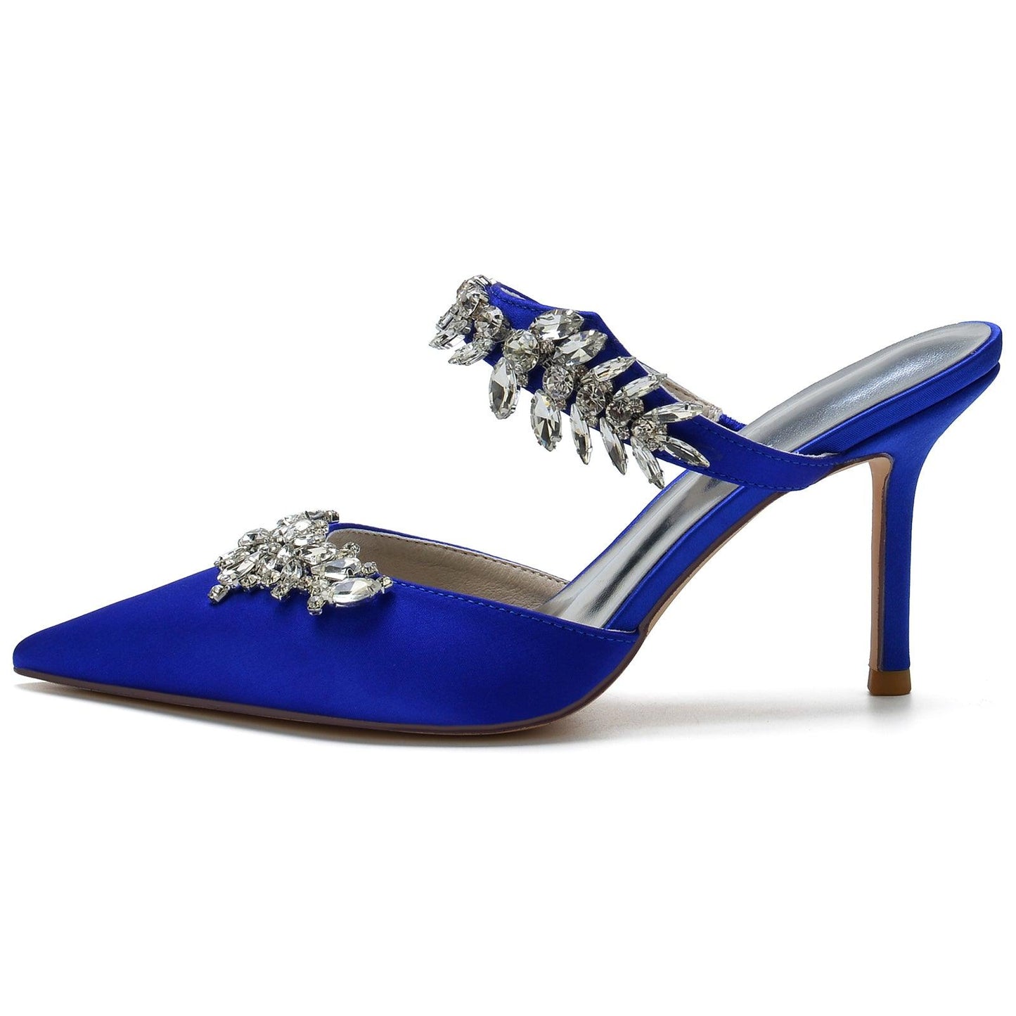 Stiletto Heel 8.5cm Silk-Like Shoes CK0158 - COCOMELODY