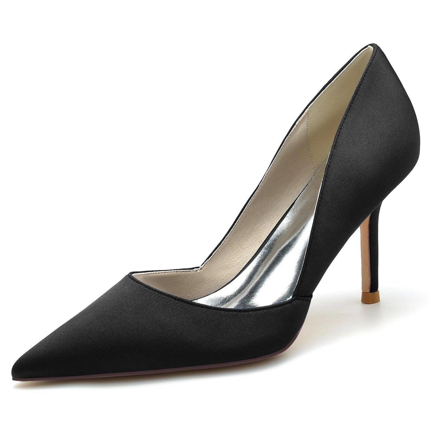 Stiletto Heel 8.5cm Silk-Like Shoes CK0160 - COCOMELODY