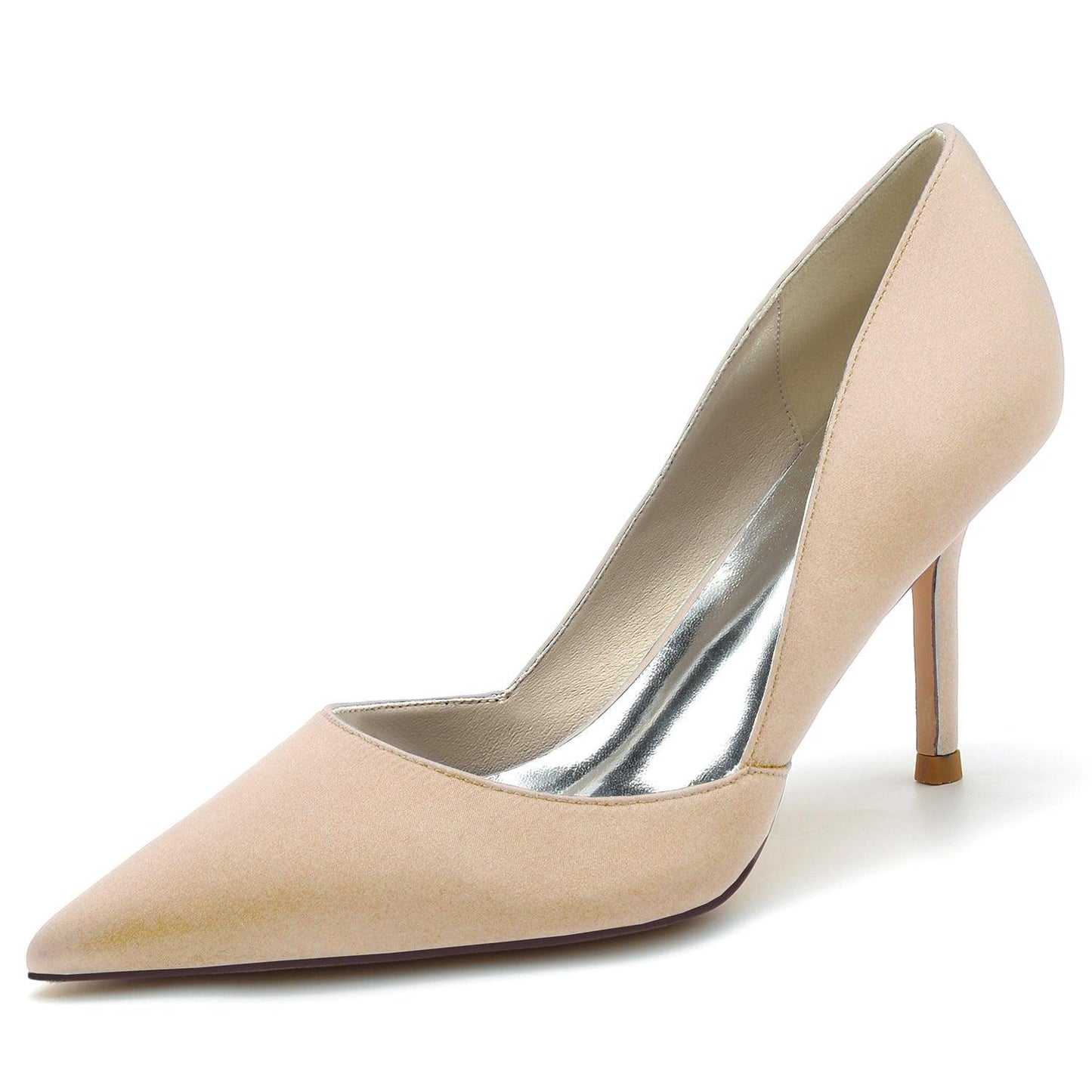 Stiletto Heel 8.5cm Silk-Like Shoes CK0160 - COCOMELODY