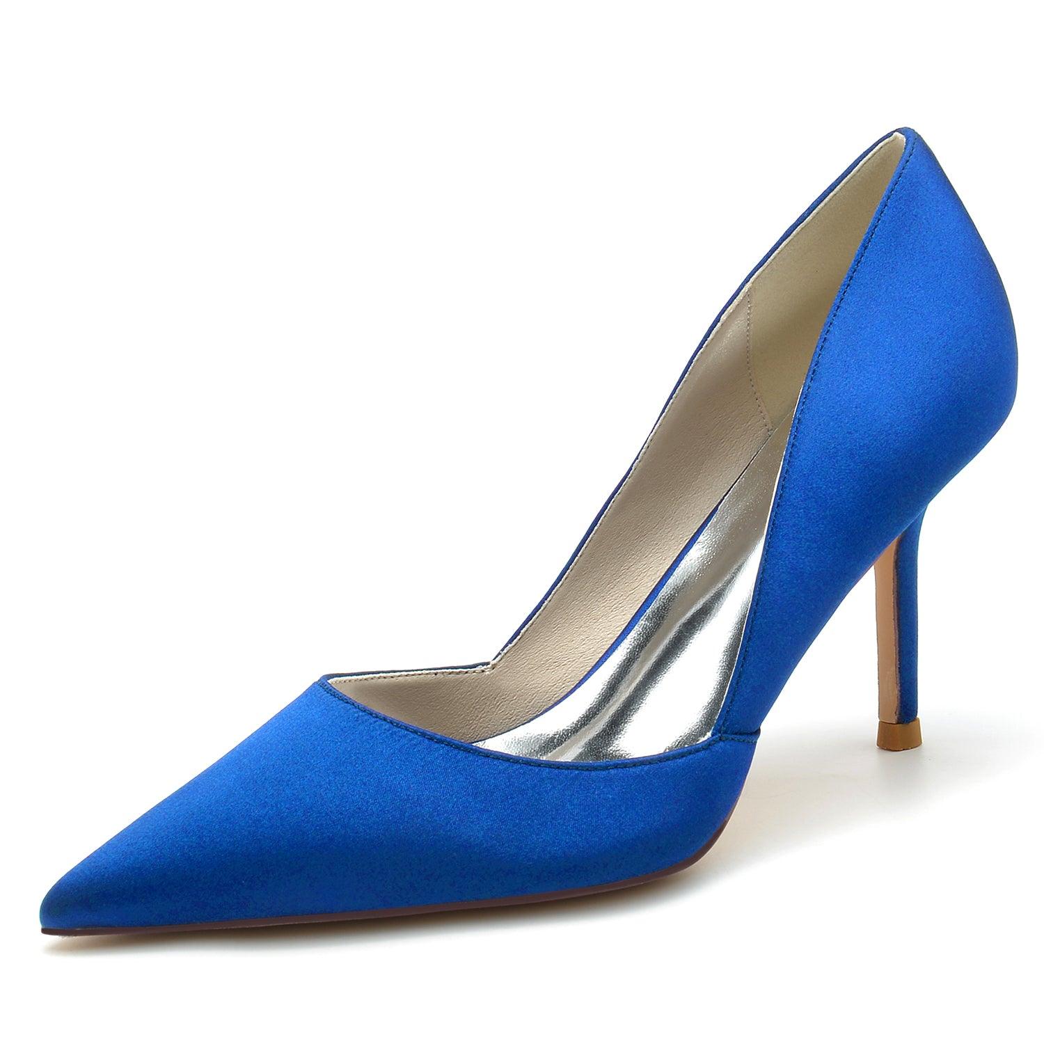 Stiletto Heel 8.5cm Silk-Like Shoes CK0160 - COCOMELODY