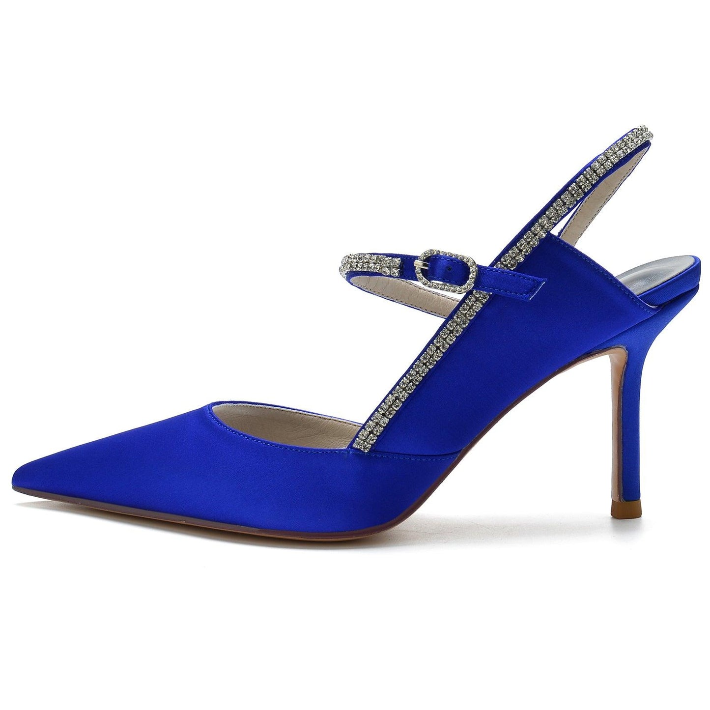 Stiletto Heel 8.5cm Silk-Like Shoes CK0161 - COCOMELODY