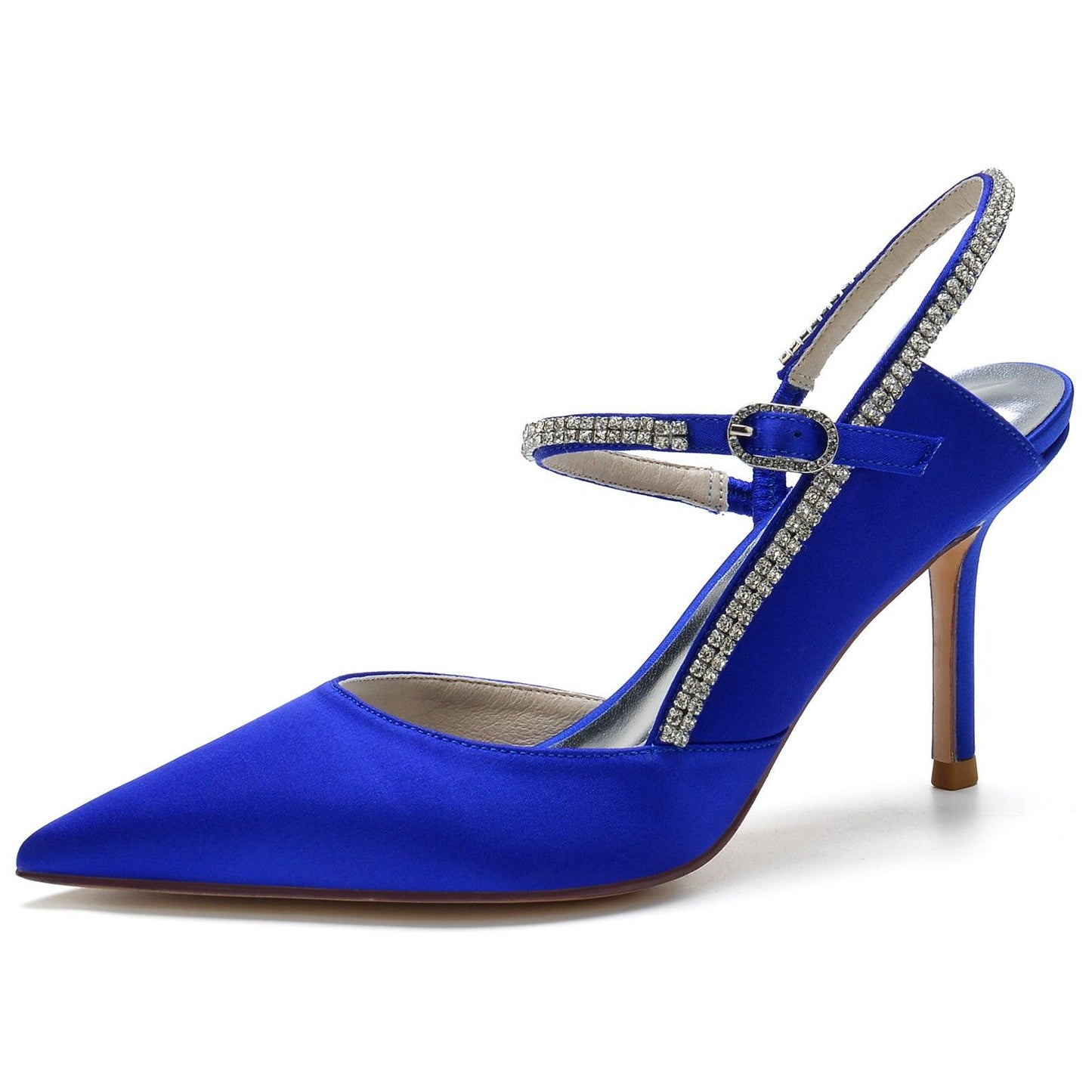 Stiletto Heel 8.5cm Silk-Like Shoes CK0161 - COCOMELODY