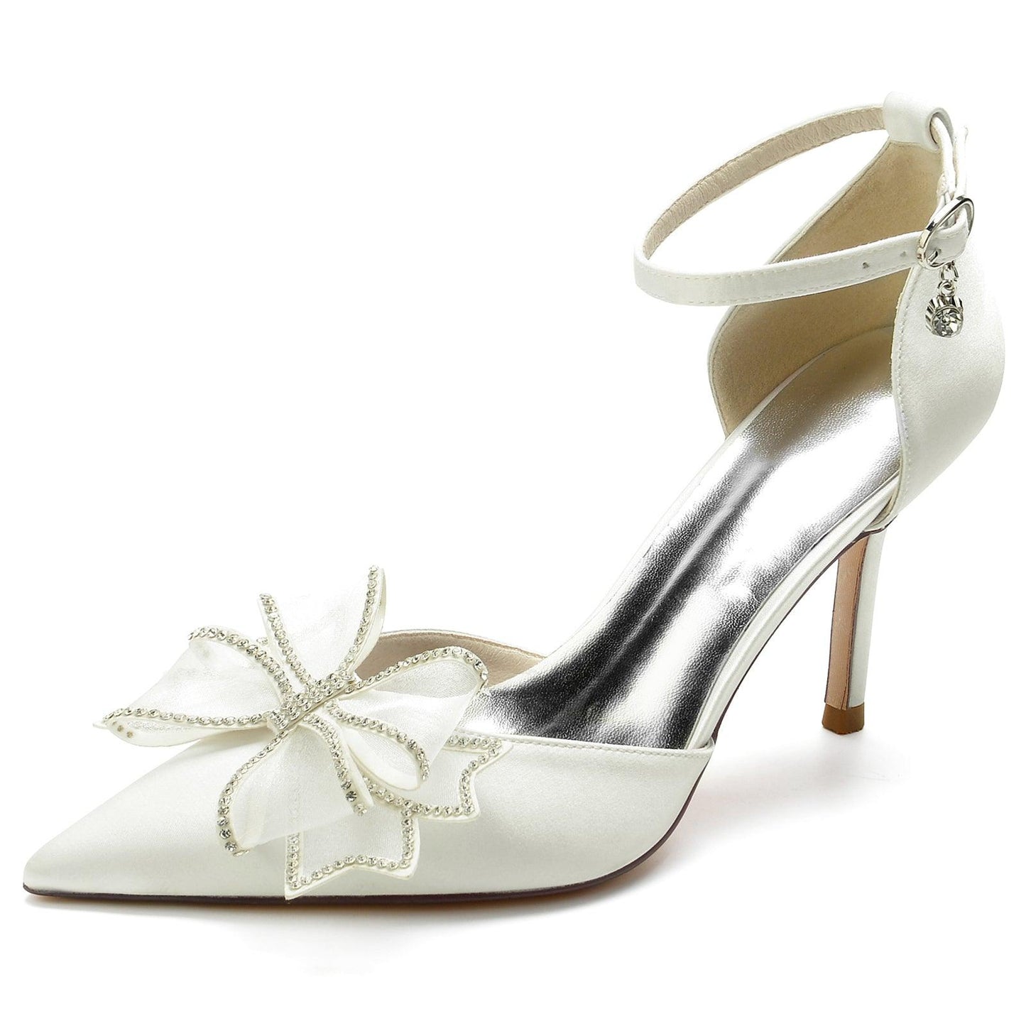 Stiletto Heel 8.5cm Silk-Like Shoes CK0170 - COCOMELODY