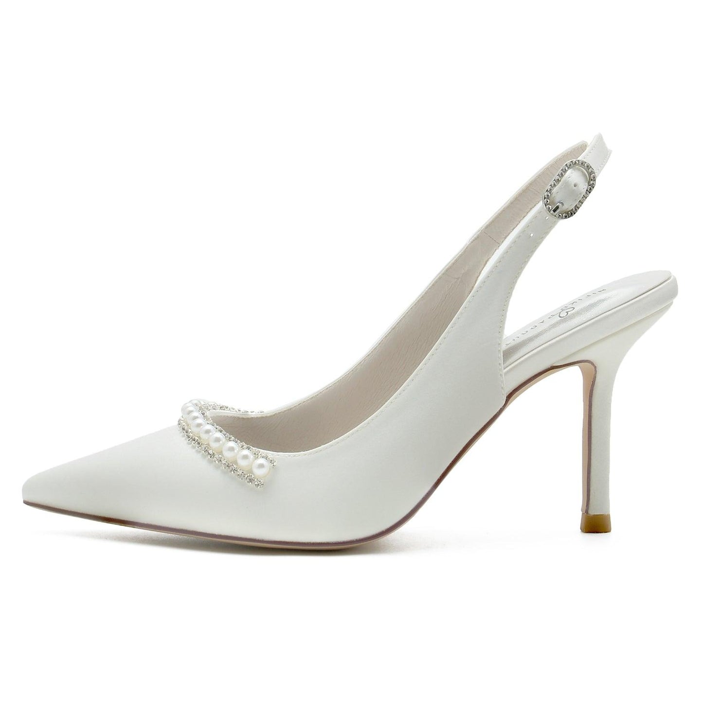 Stiletto Heel 9.5cm Silk-Like Shoes CK0172 - COCOMELODY