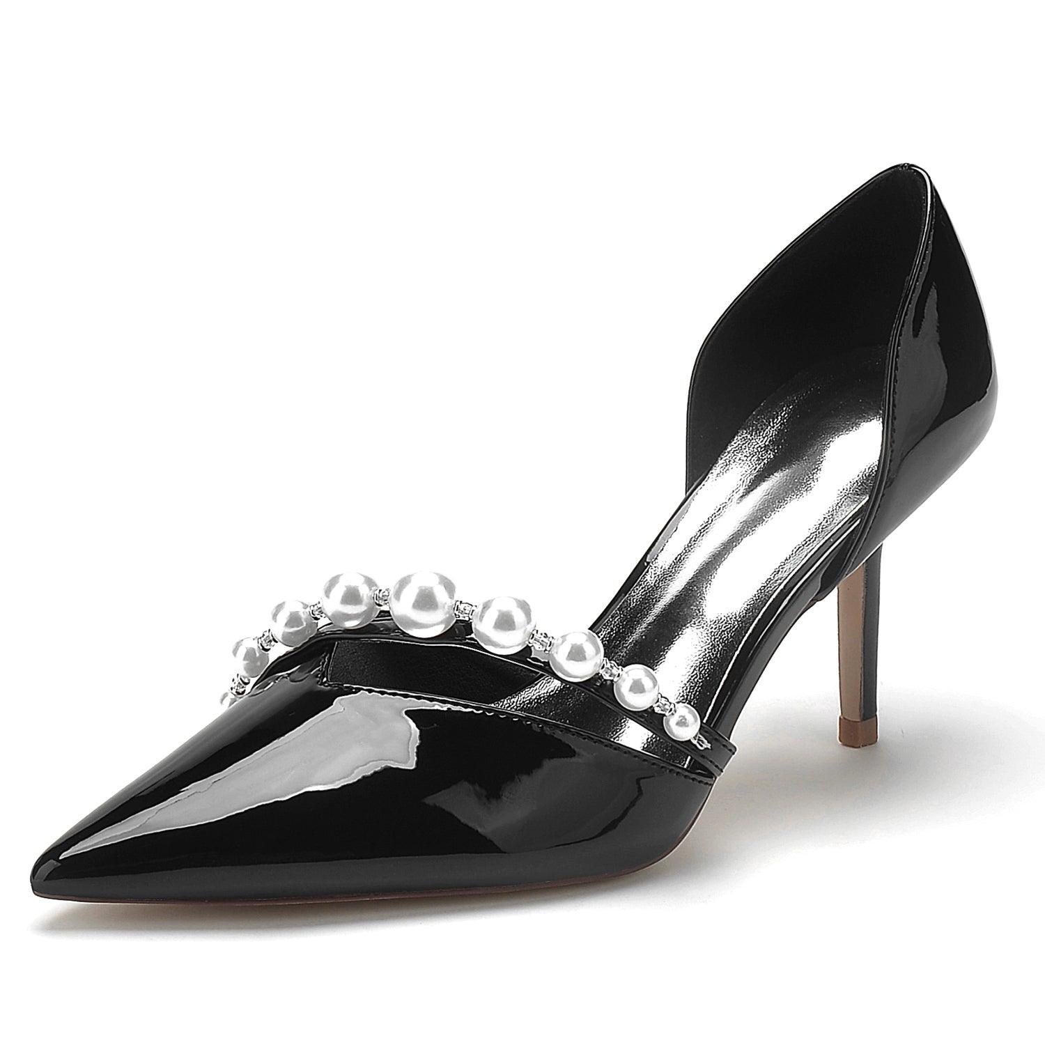 Stiletto Heel 8.5cm Patent Leather Shoes CK0176 - COCOMELODY