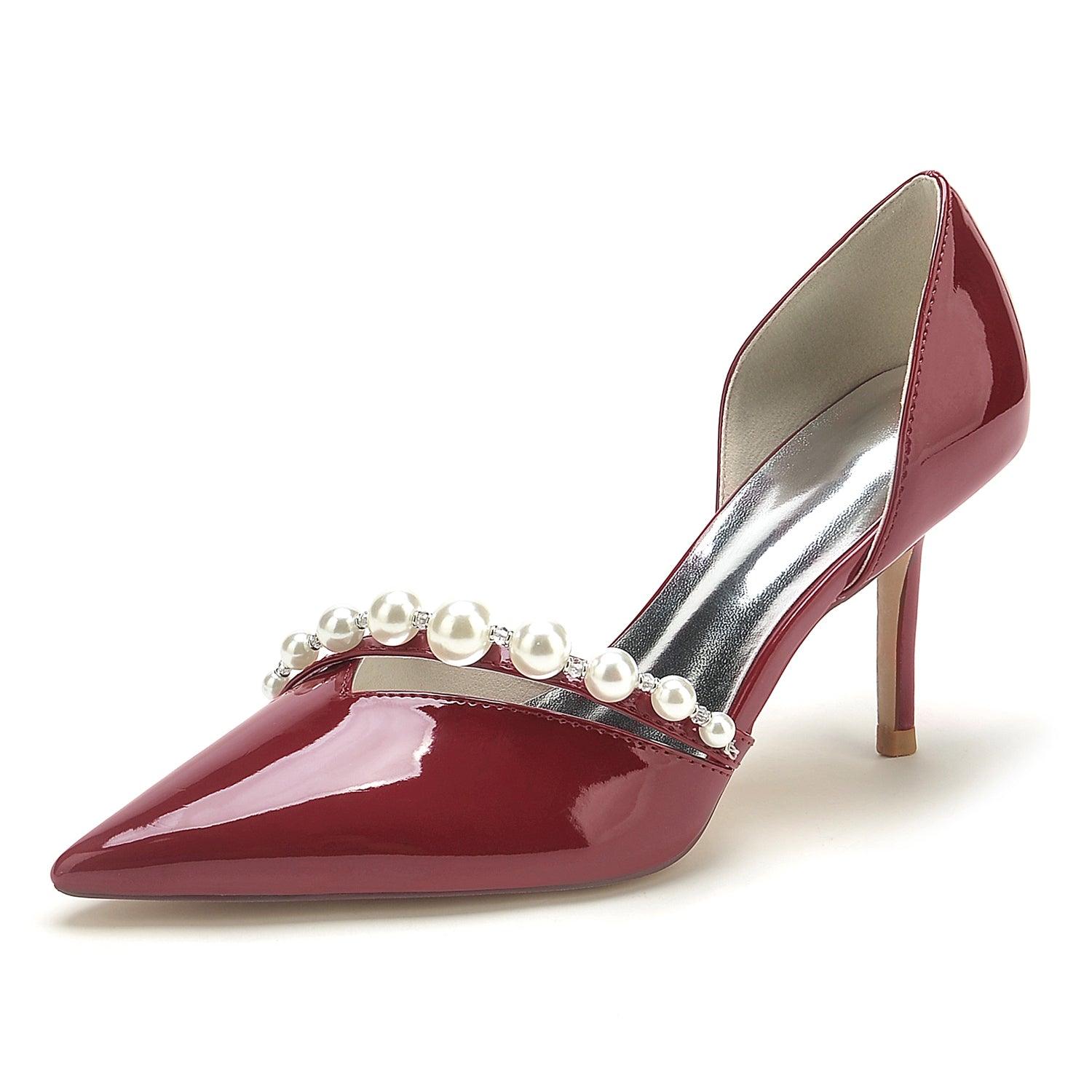 Stiletto Heel 8.5cm Patent Leather Shoes CK0176 - COCOMELODY