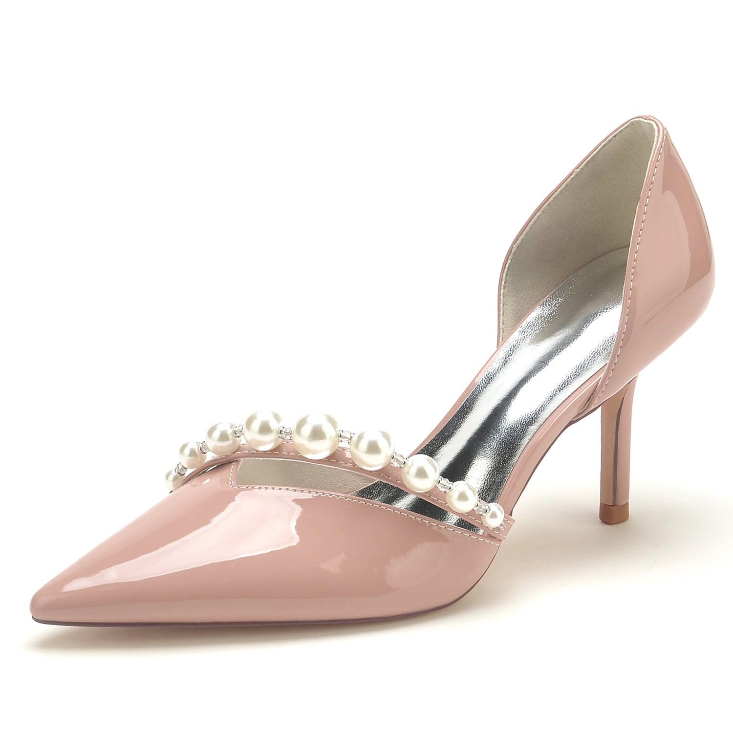 Stiletto Heel 8.5cm Patent Leather Shoes CK0176 - COCOMELODY
