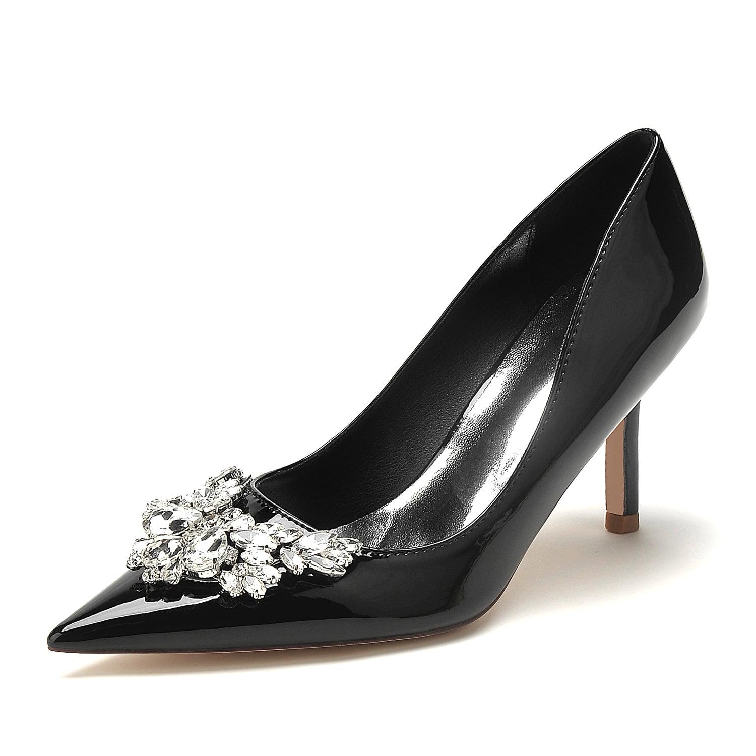 Stiletto Heel 8.5cm Patent Leather Shoes CK0177 - COCOMELODY