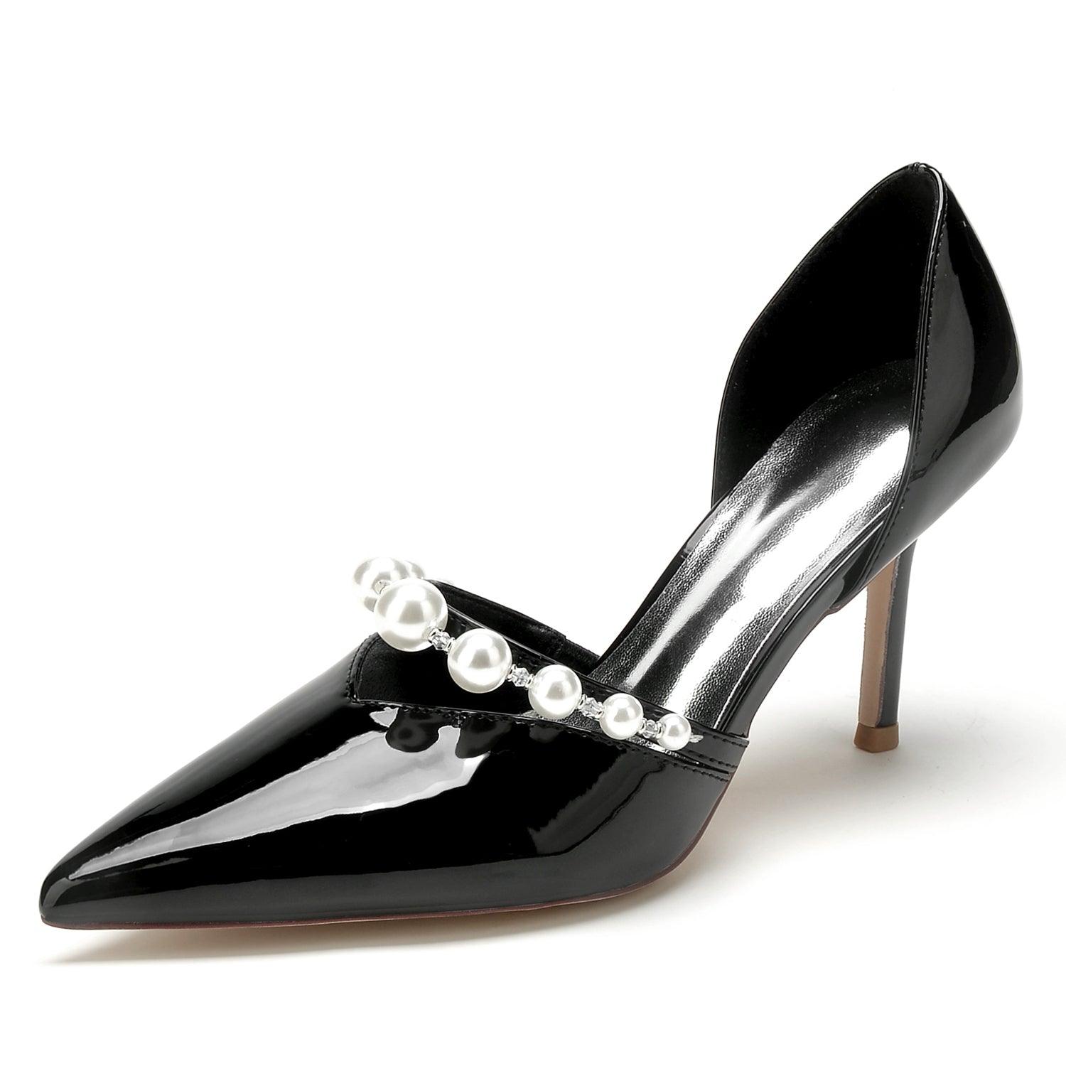 Stiletto Heel 8.5cm Patent Leather Shoes CK0178 - COCOMELODY