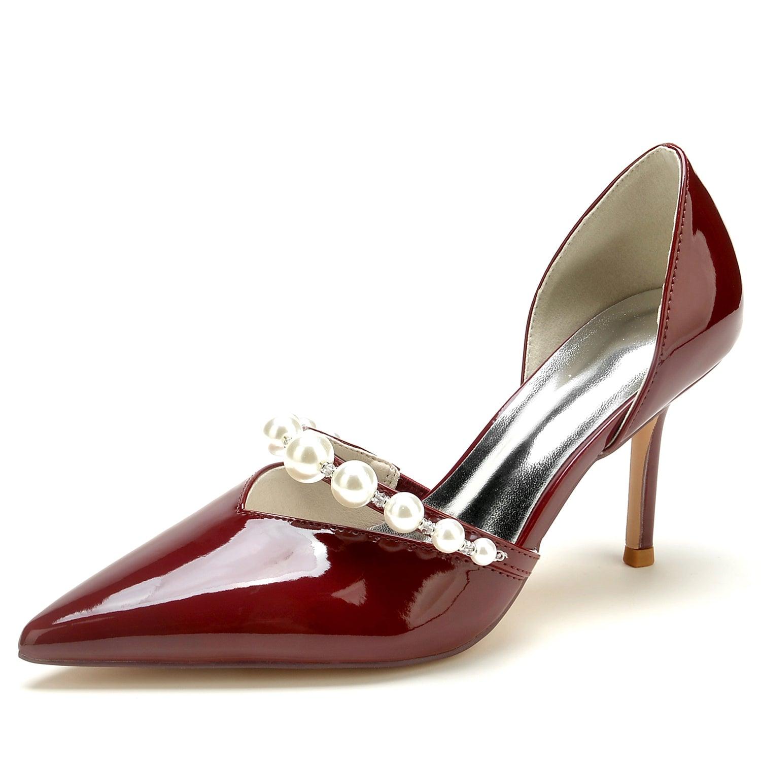 Stiletto Heel 8.5cm Patent Leather Shoes CK0178 - COCOMELODY
