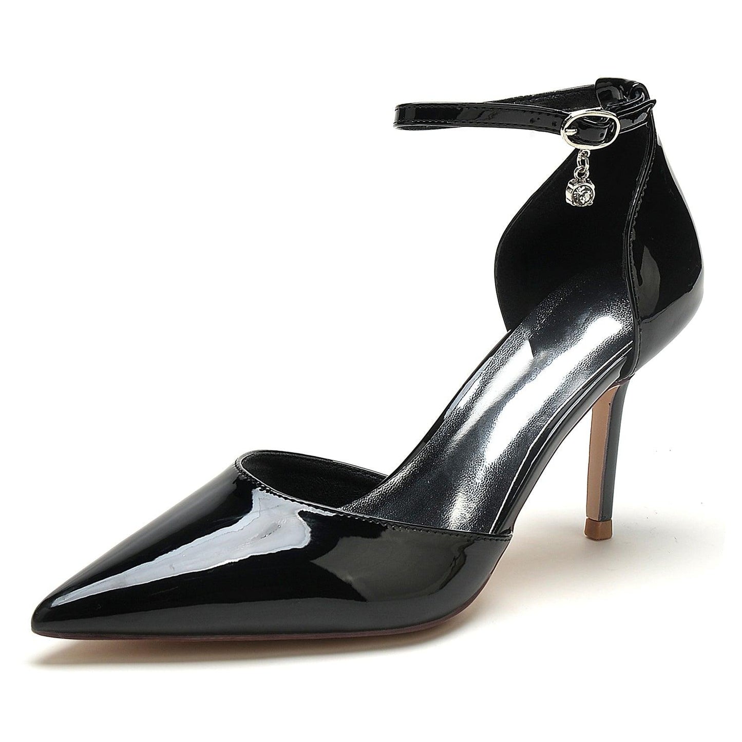 Stiletto Heel 8.5cm Patent Leather Shoes CK0180 - COCOMELODY
