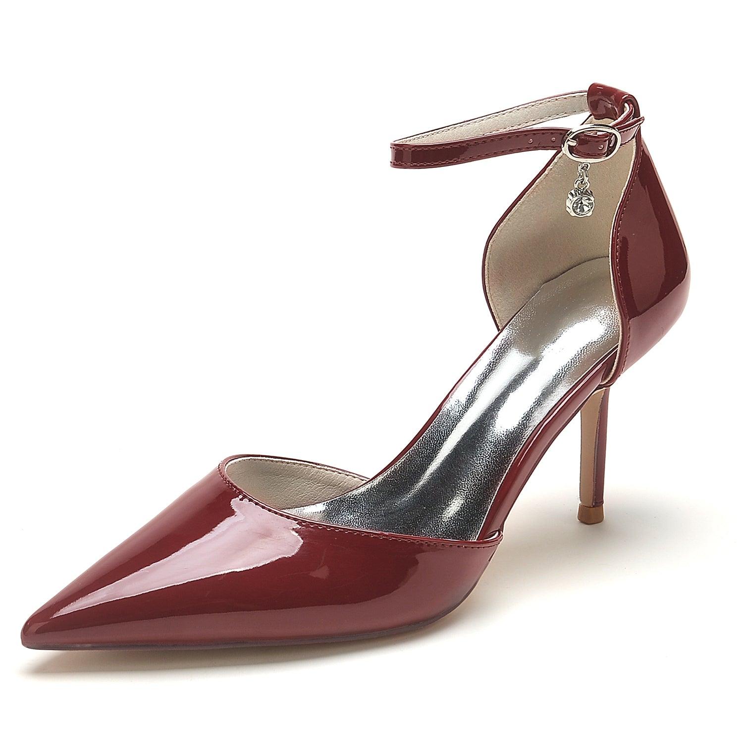 Stiletto Heel 8.5cm Patent Leather Shoes CK0180 - COCOMELODY