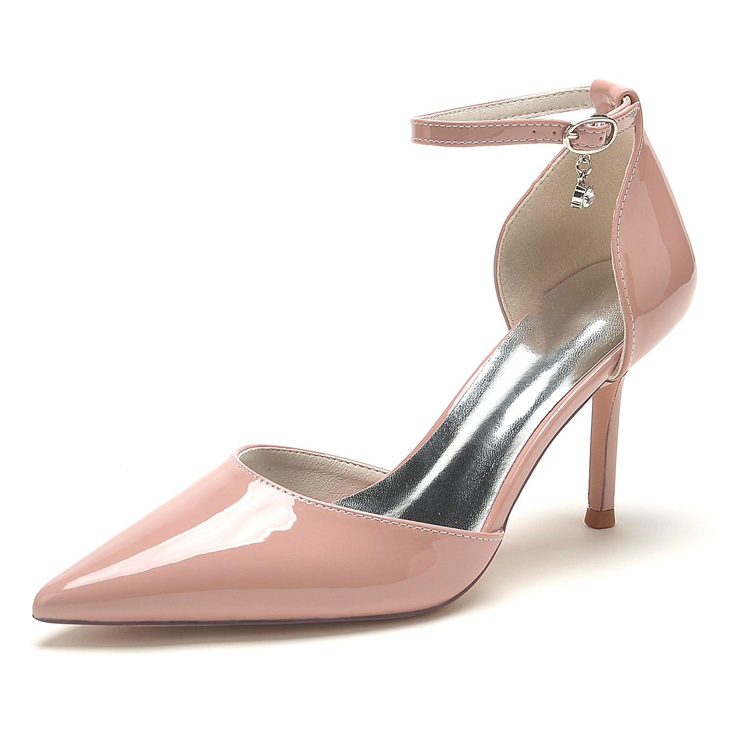 Stiletto Heel 8.5cm Patent Leather Shoes CK0180 - COCOMELODY