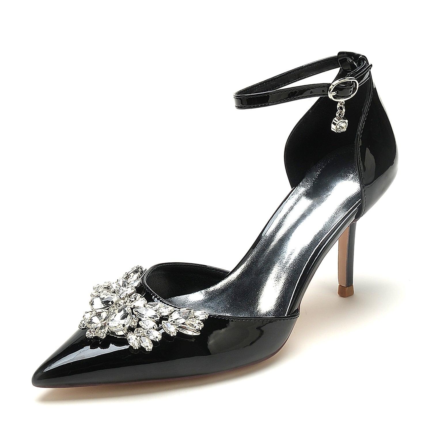 Stiletto Heel 8.5cm Patent Leather Shoes CK0181 - COCOMELODY