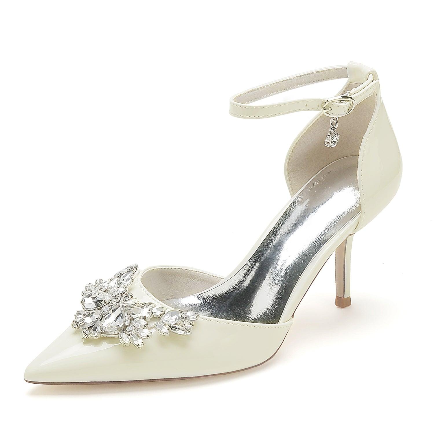 Stiletto Heel 8.5cm Patent Leather Shoes CK0181 - COCOMELODY