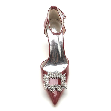 Stiletto Heel 8.5cm Patent Leather Shoes CK0182 - COCOMELODY