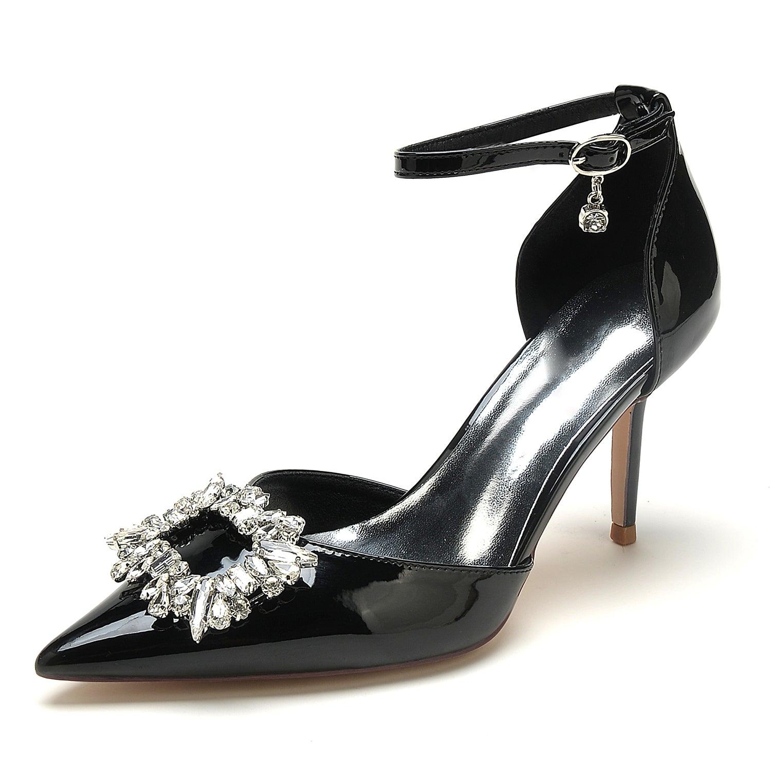Stiletto Heel 8.5cm Patent Leather Shoes CK0182 - COCOMELODY