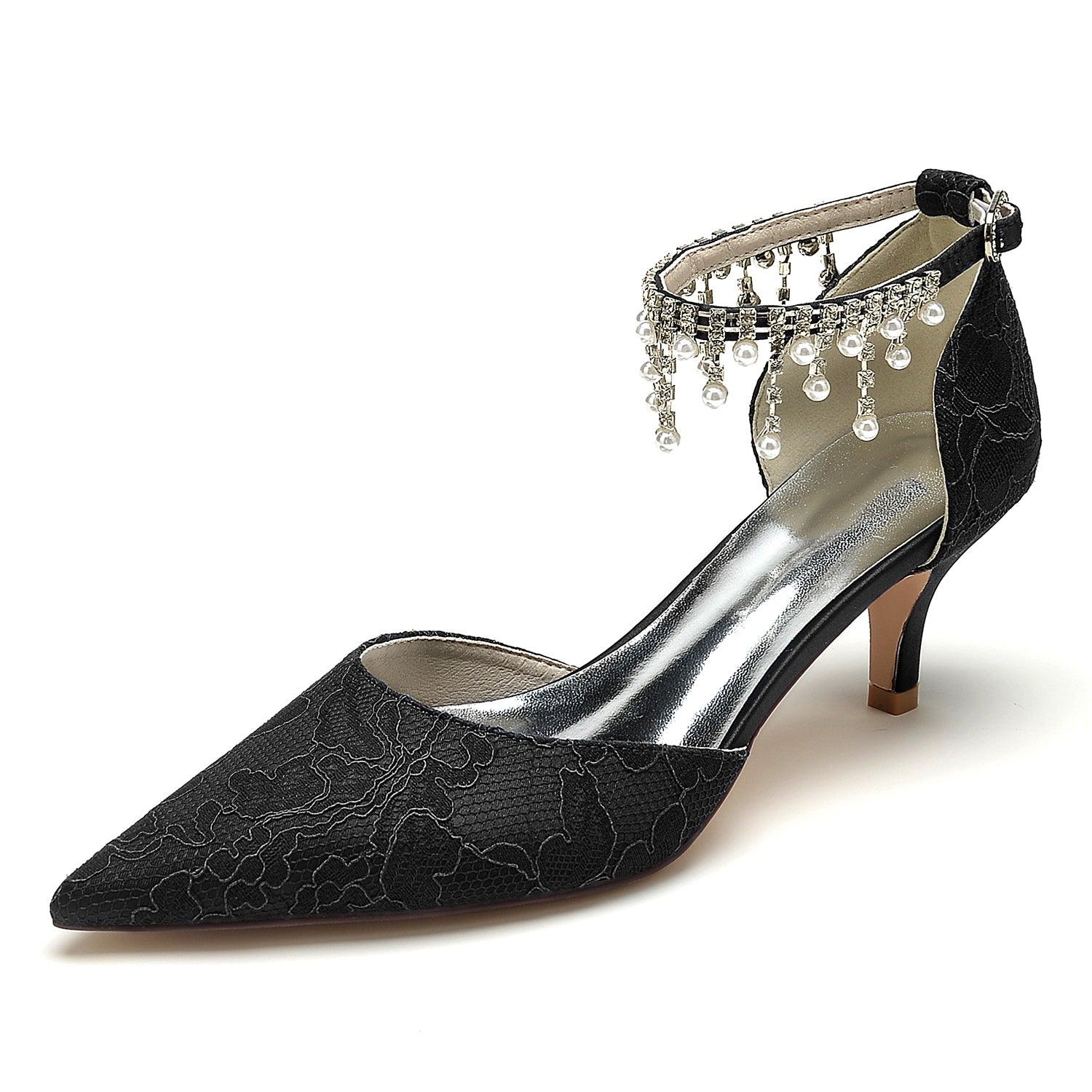Stiletto Heel 6cm Lace Shoes CK0201 - COCOMELODY