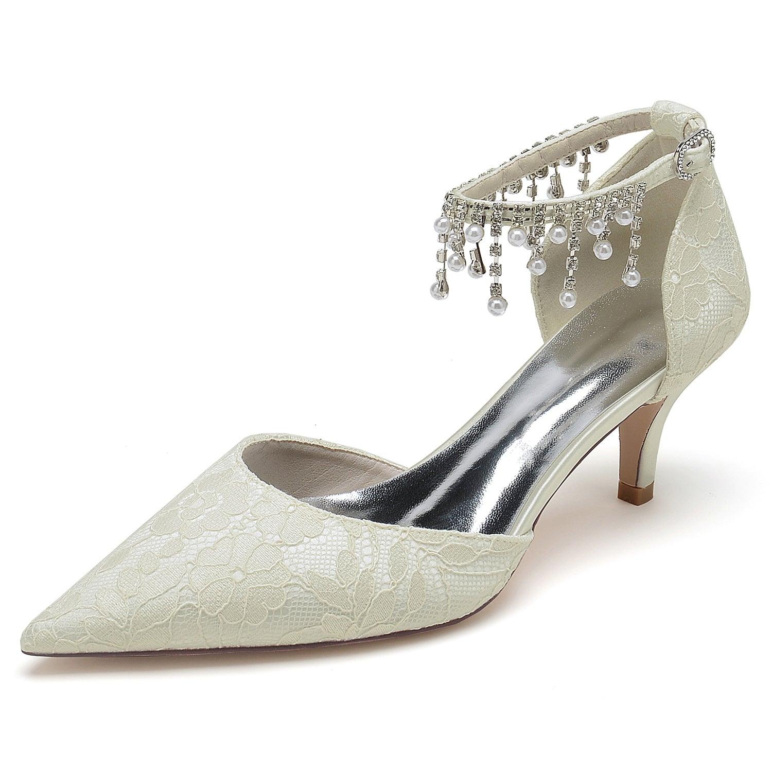 Stiletto Heel 6cm Lace Shoes CK0201 - COCOMELODY