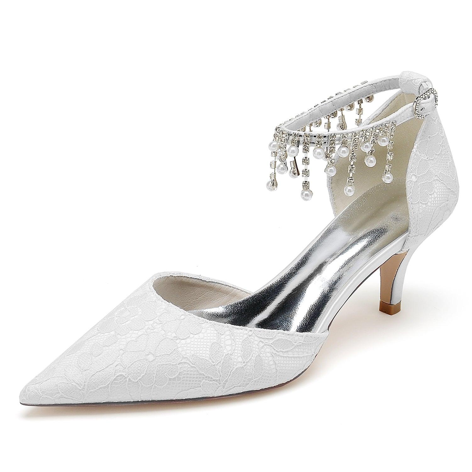 Stiletto Heel 6cm Lace Shoes CK0201 - COCOMELODY