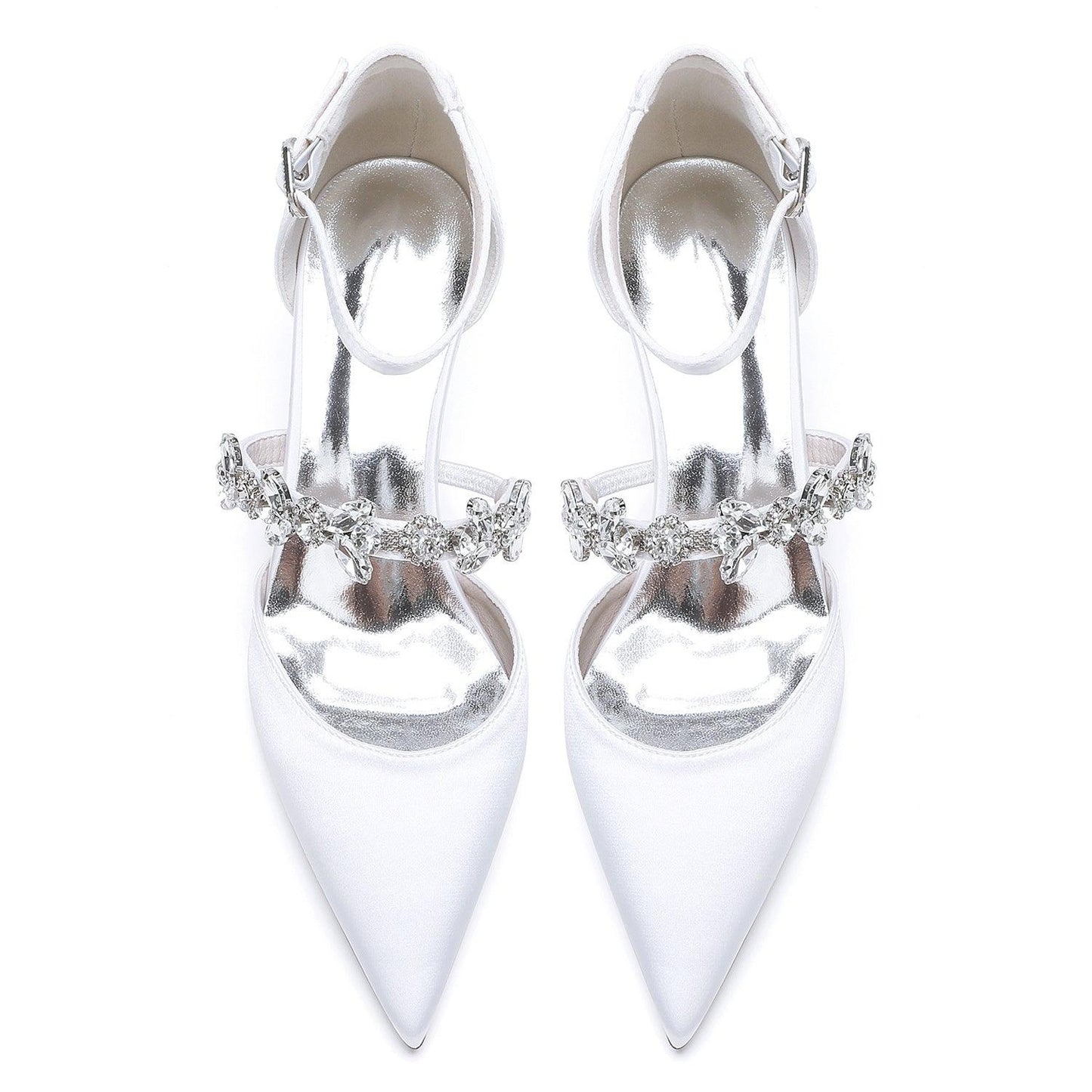 Stiletto Heel 6cm Silk-Like Shoes CK0202 - COCOMELODY