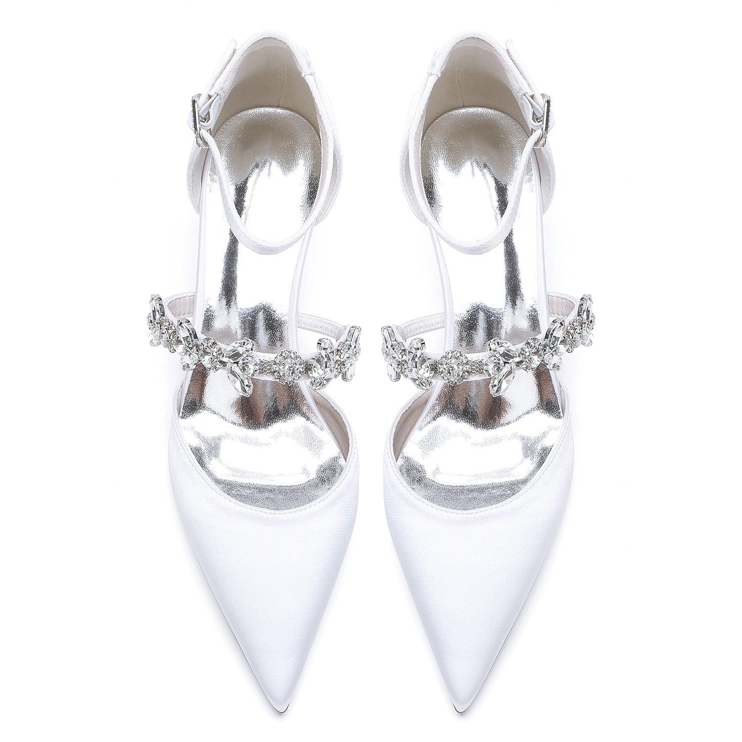 Stiletto Heel 6cm Silk-Like Shoes CK0202 - COCOMELODY