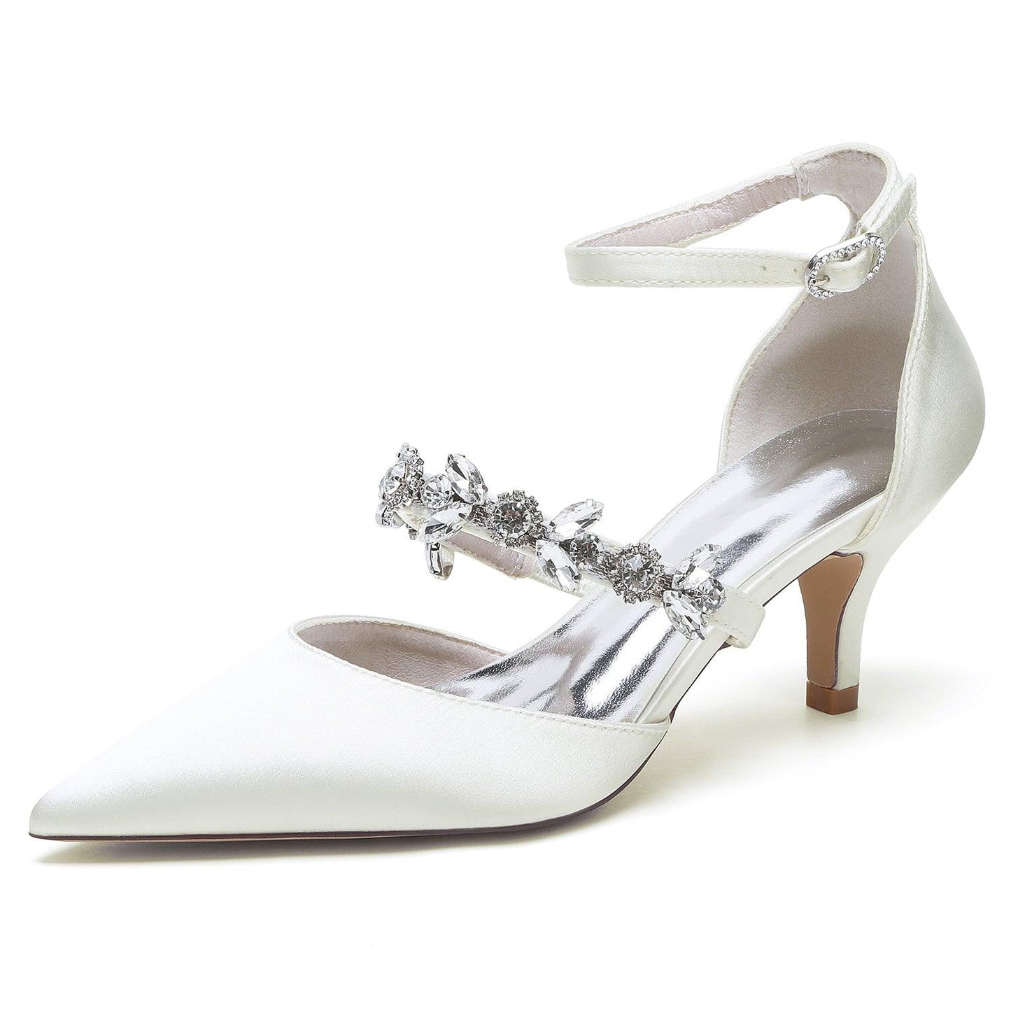 Stiletto Heel 6cm Silk-Like Shoes CK0202 - COCOMELODY