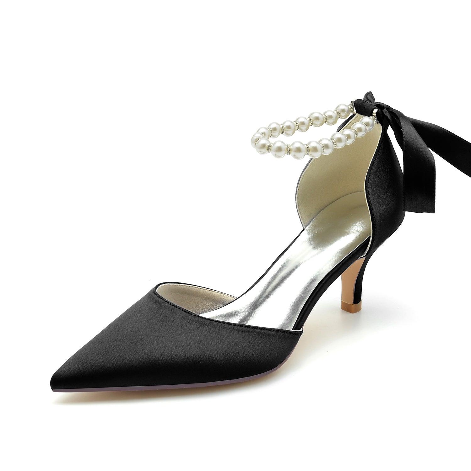 Stiletto Heel 6cm Silk-Like Shoes CK0204 - COCOMELODY