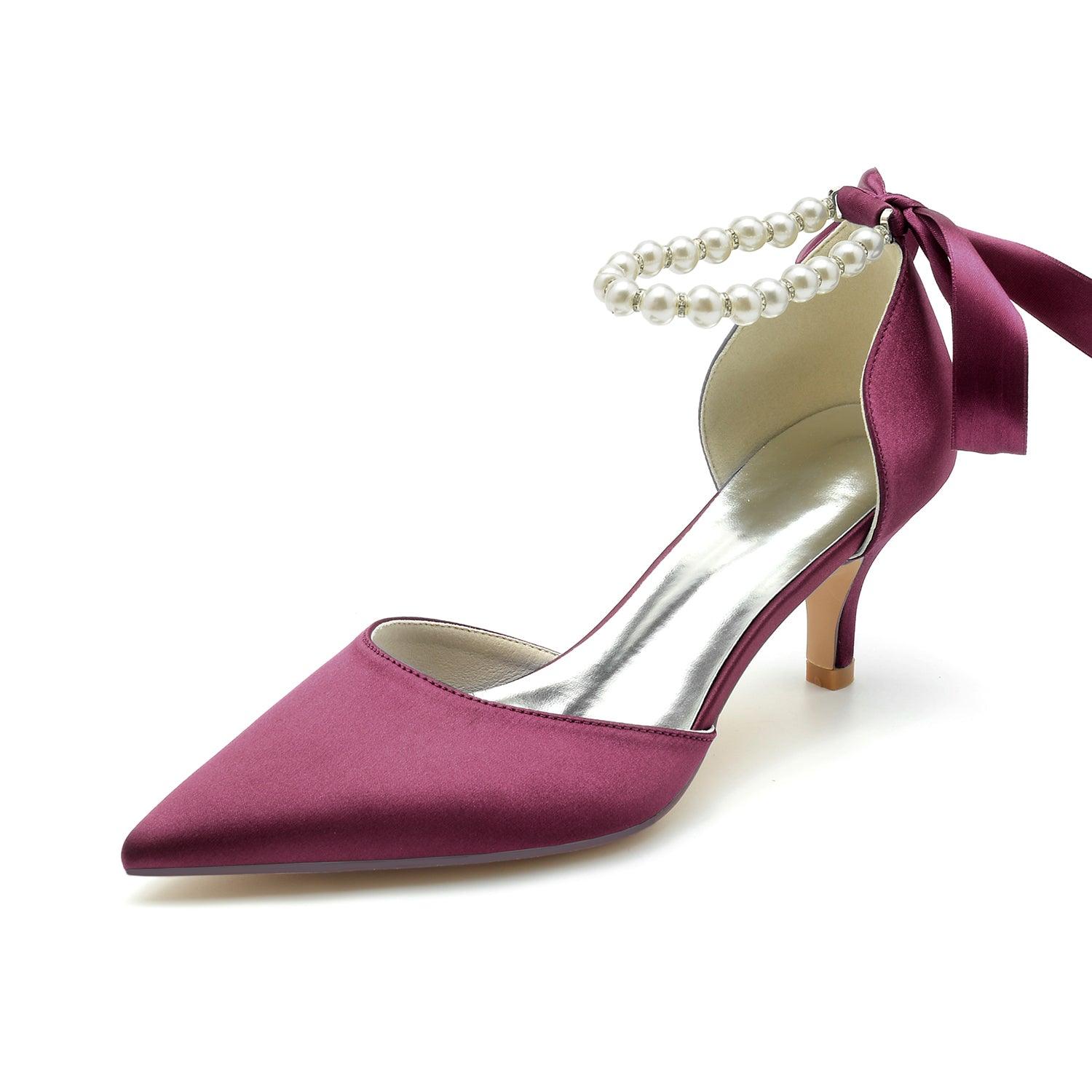 Stiletto Heel 6cm Silk-Like Shoes CK0204 - COCOMELODY