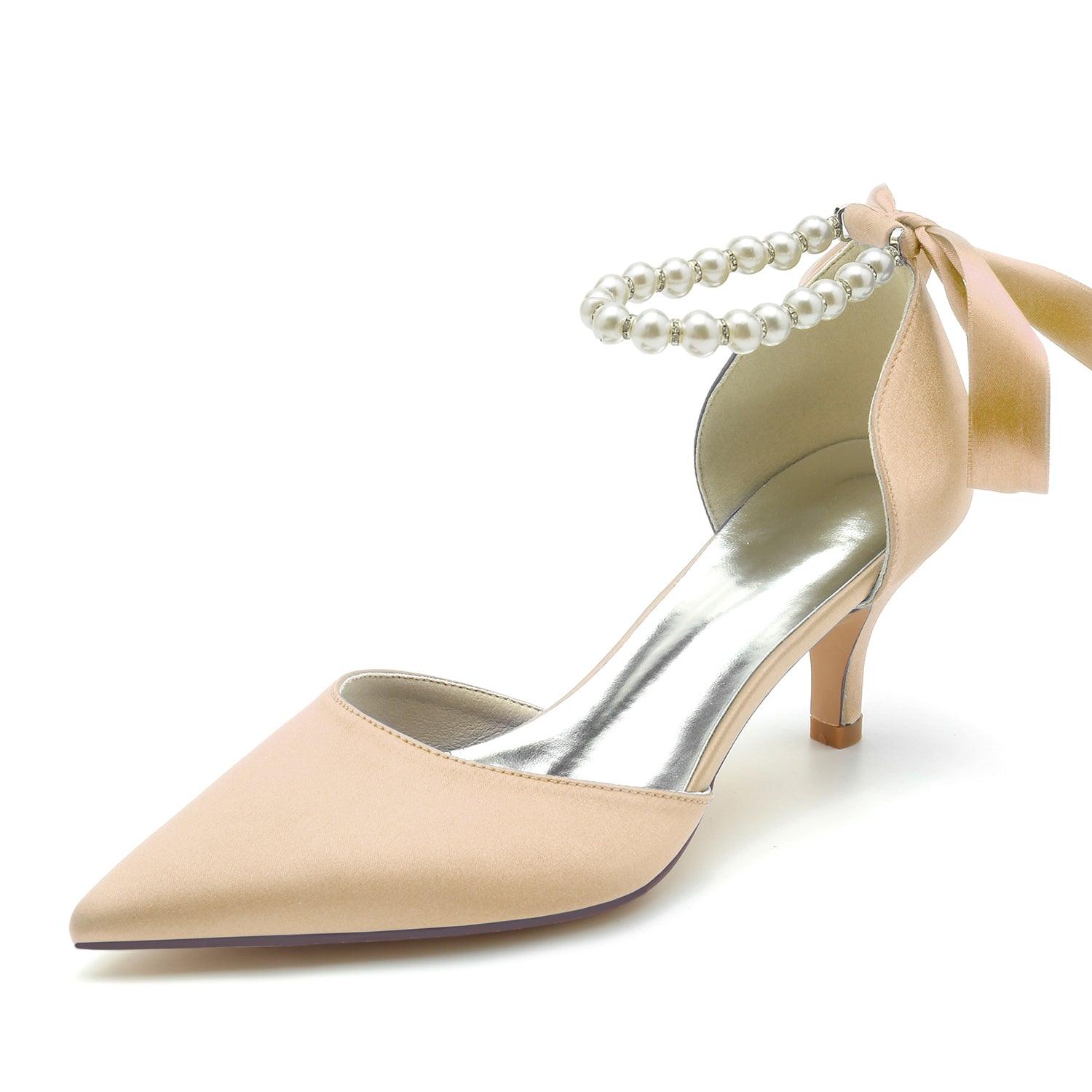 Stiletto Heel 6cm Silk-Like Shoes CK0204 - COCOMELODY