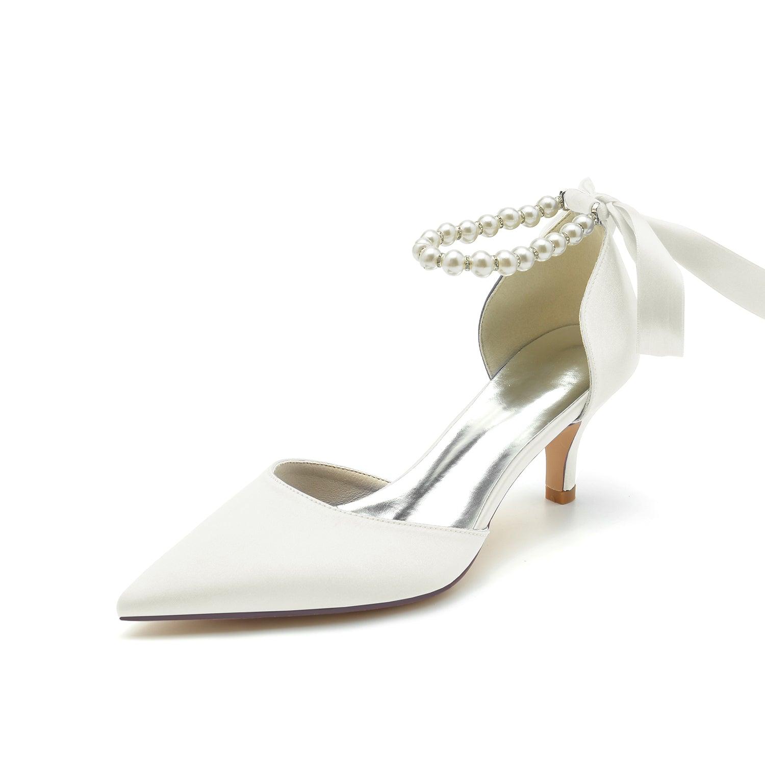 Stiletto Heel 6cm Silk-Like Shoes CK0204 - COCOMELODY