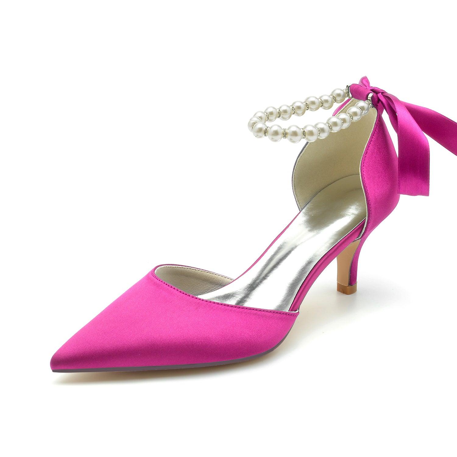 Stiletto Heel 6cm Silk-Like Shoes CK0204 - COCOMELODY