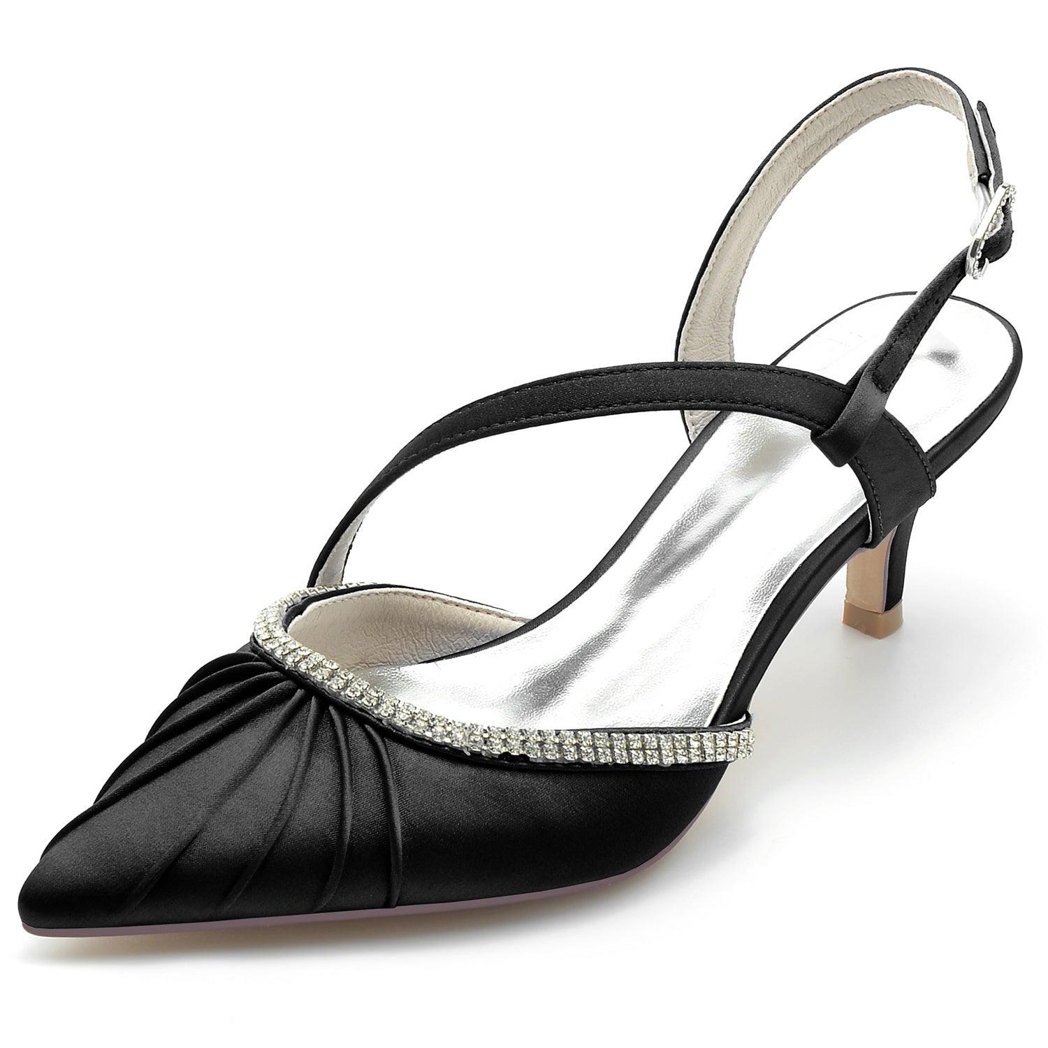 Stiletto Heel 6cm Silk-Like Shoes CK0205 - COCOMELODY